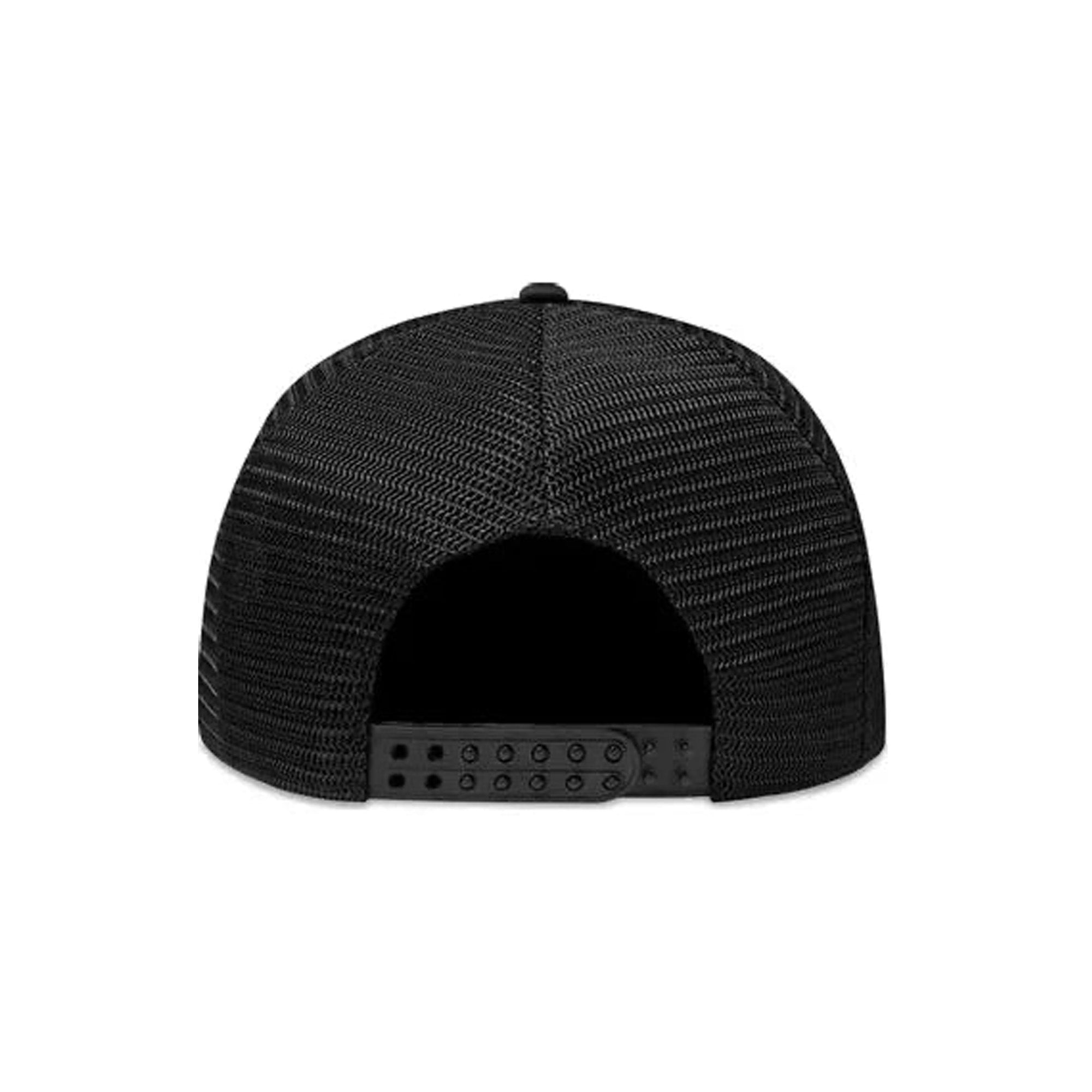 Corteiz Alcatraz Trucker Hat 'Triple Black' 2022 Edition - Stylish Unisex Baseball Cap for Streetwear, Hip Hop & Outdoor Activities
