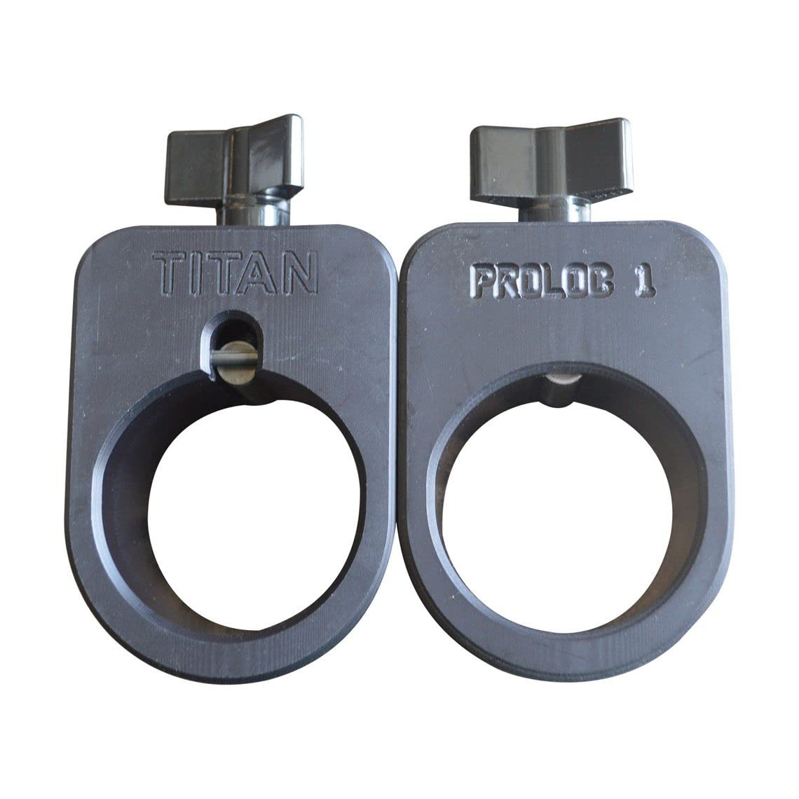 Titan Fitness PROLOC Olympic Barbell Collars - Heavy Duty Black Nylon Weight Clips for Gym, CrossFit & Powerlifting - Secure Your Weights During Intense Workouts