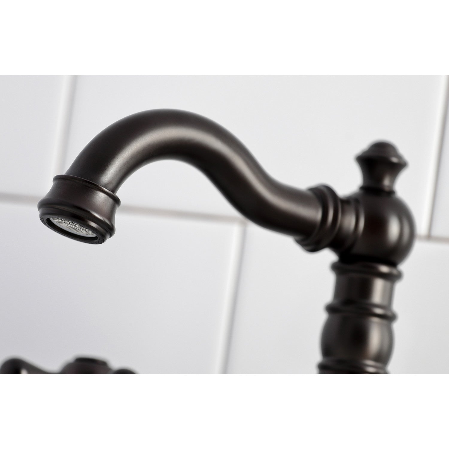 American Classic FSC1975AX Oil Rubbed Bronze Widespread Bathroom Faucet - 2 Handle 3 Hole Deck Mount with Pop Up Drain - Perfect for Modern Bathroom Renovations and Home Upgrades