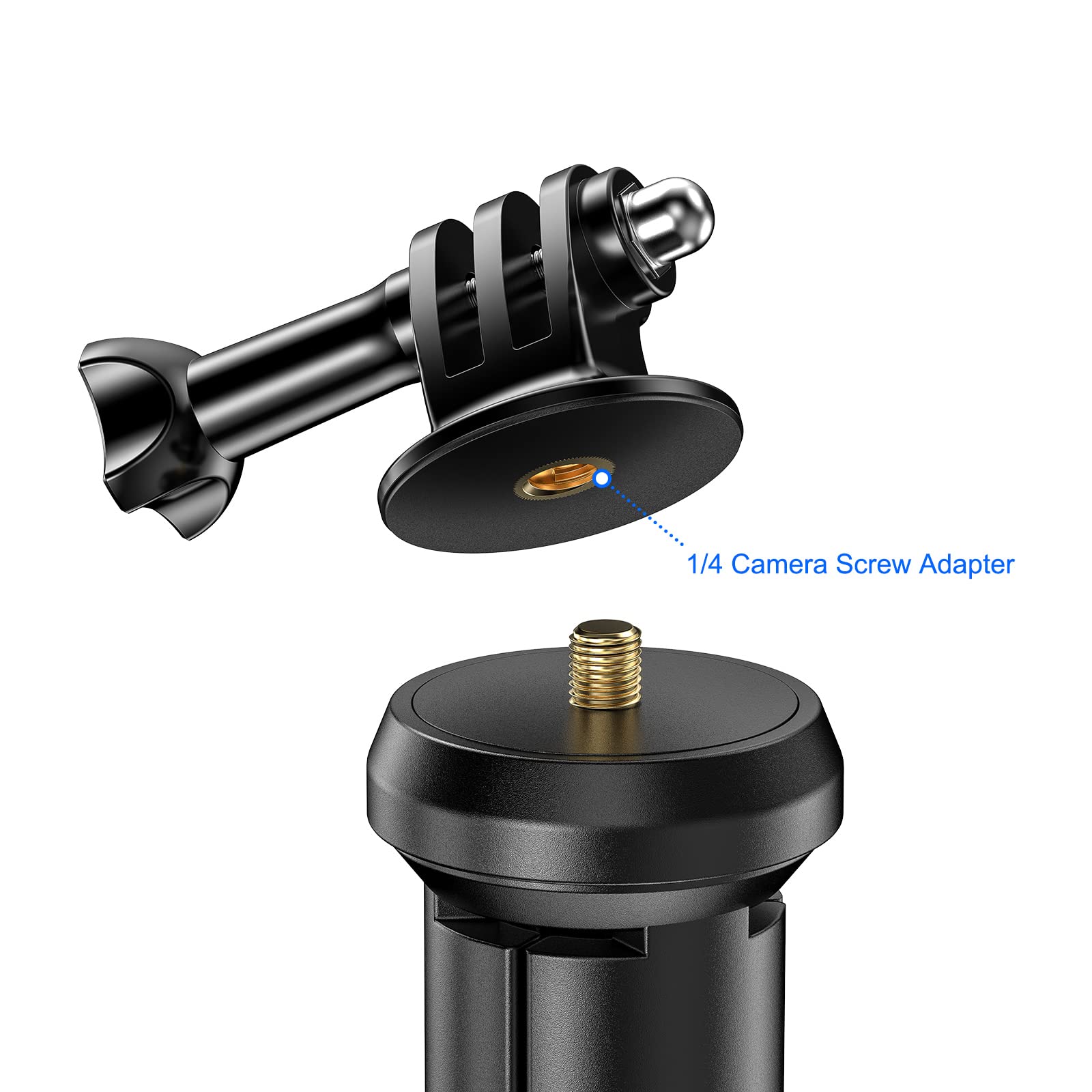 2 Pack Tripod Adapter Mount with Thumbscrew - 1/4
