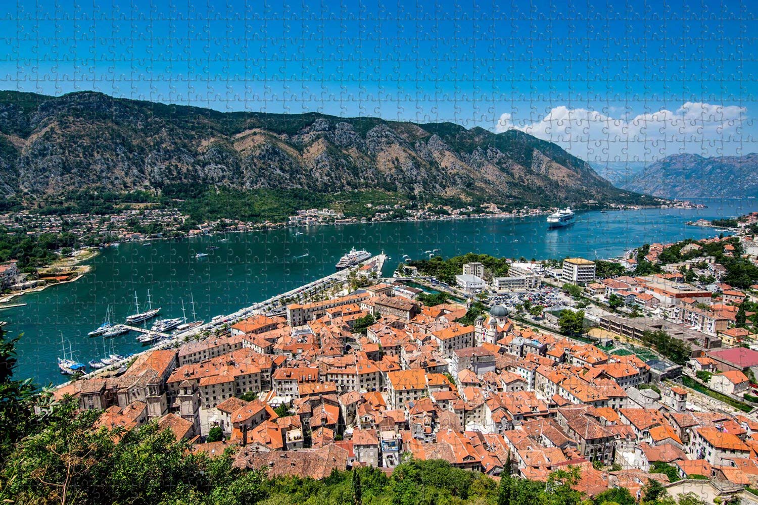 1000 Piece Jigsaw Puzzle for Adults - Stunning Ulcinj Montenegro Landscape Travel Souvenir | Perfect for Relaxation, Home Decor & Gift Giving