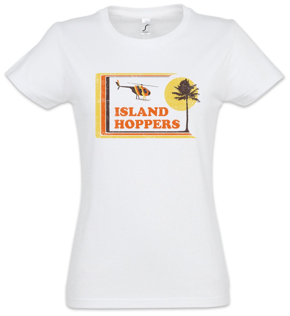 Island Hoppers Hawaii Women's T-Shirt - Casual Hawaiian Shirt for Beach Vacation & Summer Outfits