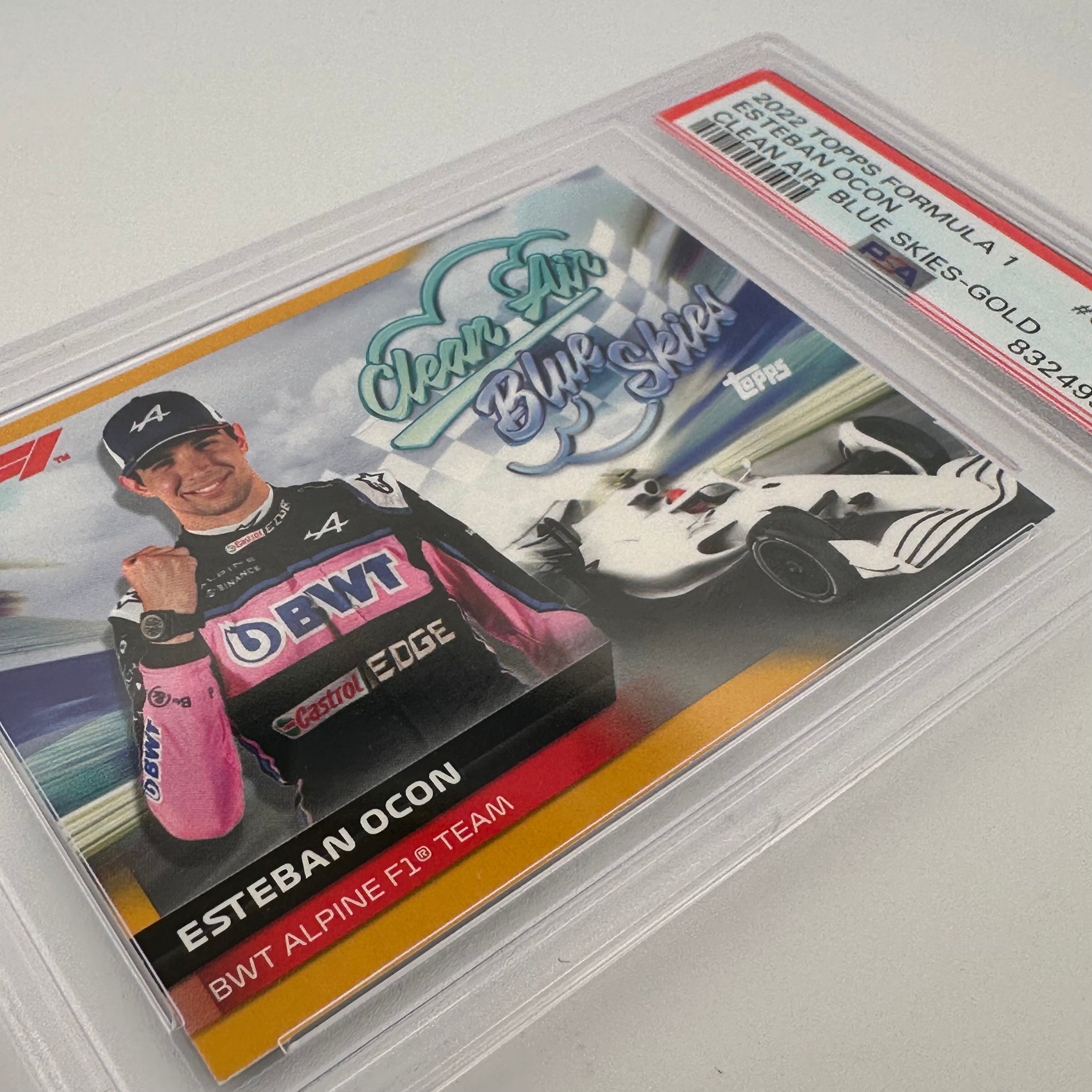 PSA 9 Graded 33/50 Esteban #CABSEO Clean Air Blue Skies Gold Parallel Baseball Card - Perfect for Collectors, Investors & Sports Memorabilia Displays