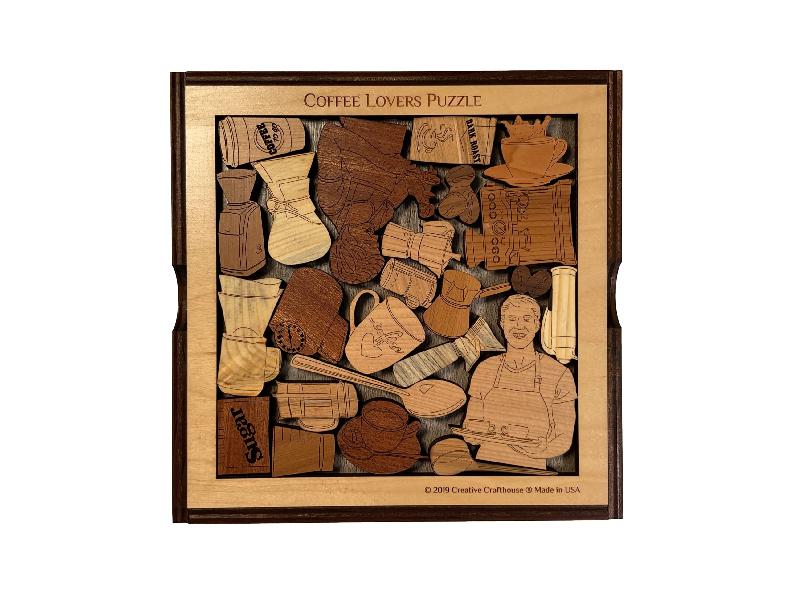 Premium Coffee Lovers Jigsaw Puzzle - 1000 Piece Adult Puzzle for Coffee Enthusiasts | Perfect for Relaxation, Home Decor & Gift Giving