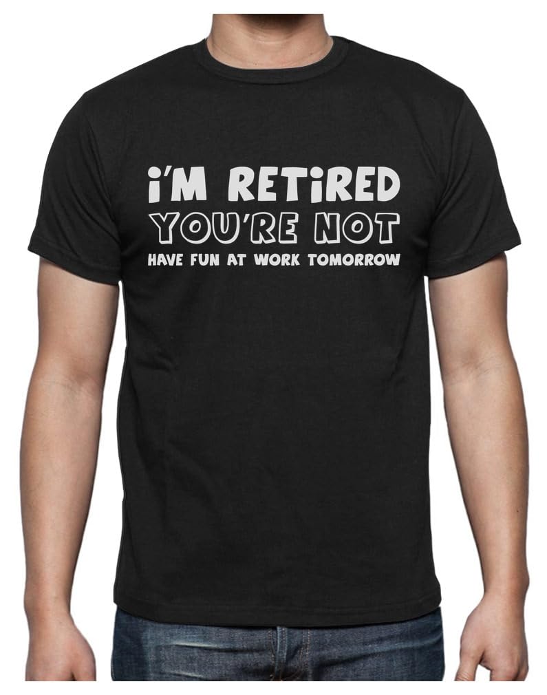 Funny Retirement T-Shirt for Men - Best Gift for Retired Dad & Grandpa - Comfortable Cotton Tee for Parties, Golf Outings & Relaxing at Home