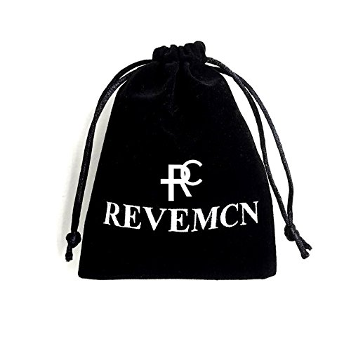 REVEMCN Stainless Steel Cross Pendant Necklace for Men & Women - 18-24 Inch Adjustable Chain - Religious Jewelry Gift for Baptism, Confirmation & Everyday Wear