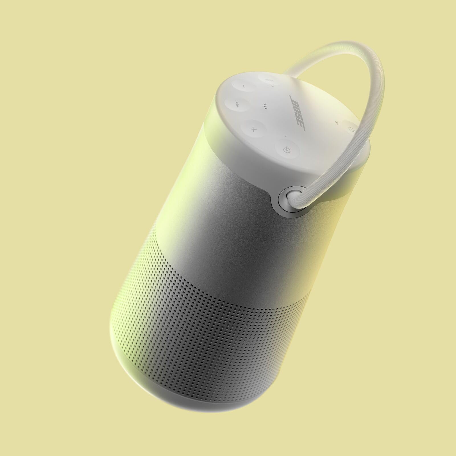 Bose SoundLink Revolve+ (Series II) Bluetooth Speaker - Portable Wireless Speaker with 360° Sound, IP55 Water Resistant, Built-in Mic, 17-Hour Battery & Carry Handle - Perfect for Outdoor, Travel, Pool Parties & Home Use (Silver)