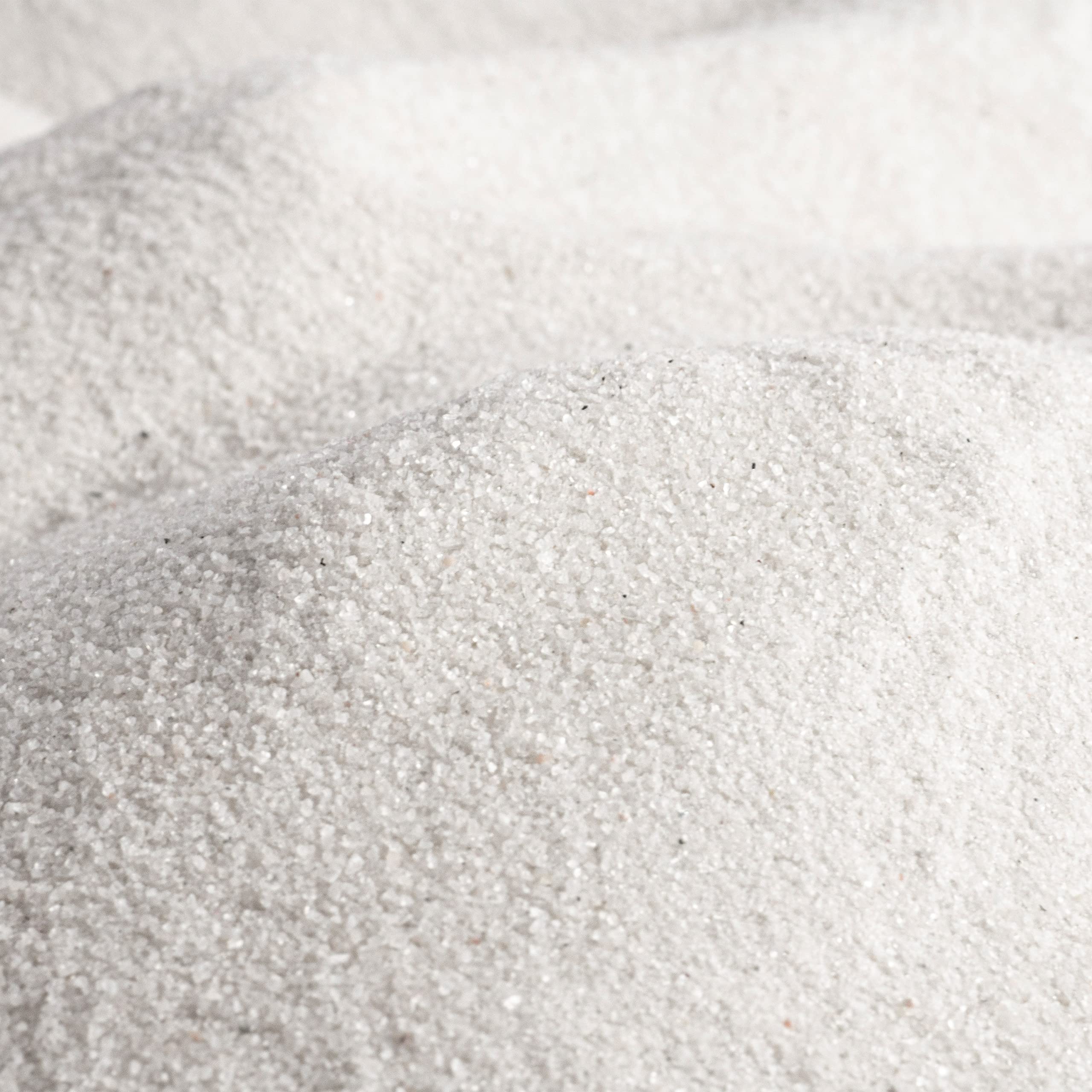 Premium Non-Toxic Sparkling White Play Sand - 25 lb (11.3 kg) for Kids Sensory Play | Safe for Sandboxes, Sensory Tables & Water Tables | Moldable & Easy to Scoop | Perfect for Indoor & Outdoor Play Activities