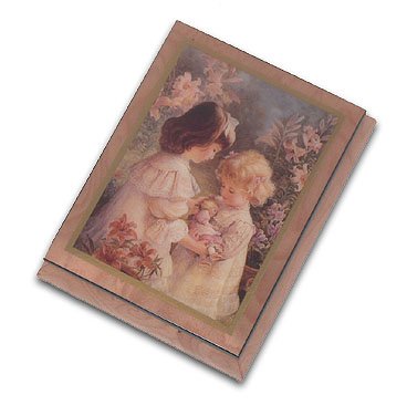 Brenda Burke Adorable Ercolano Musical Gift Box - Christmas Music Box with 12 Days of Christmas & Multiple Song Selections - Perfect Holiday Gift for Christmas, Weddings & Special Occasions