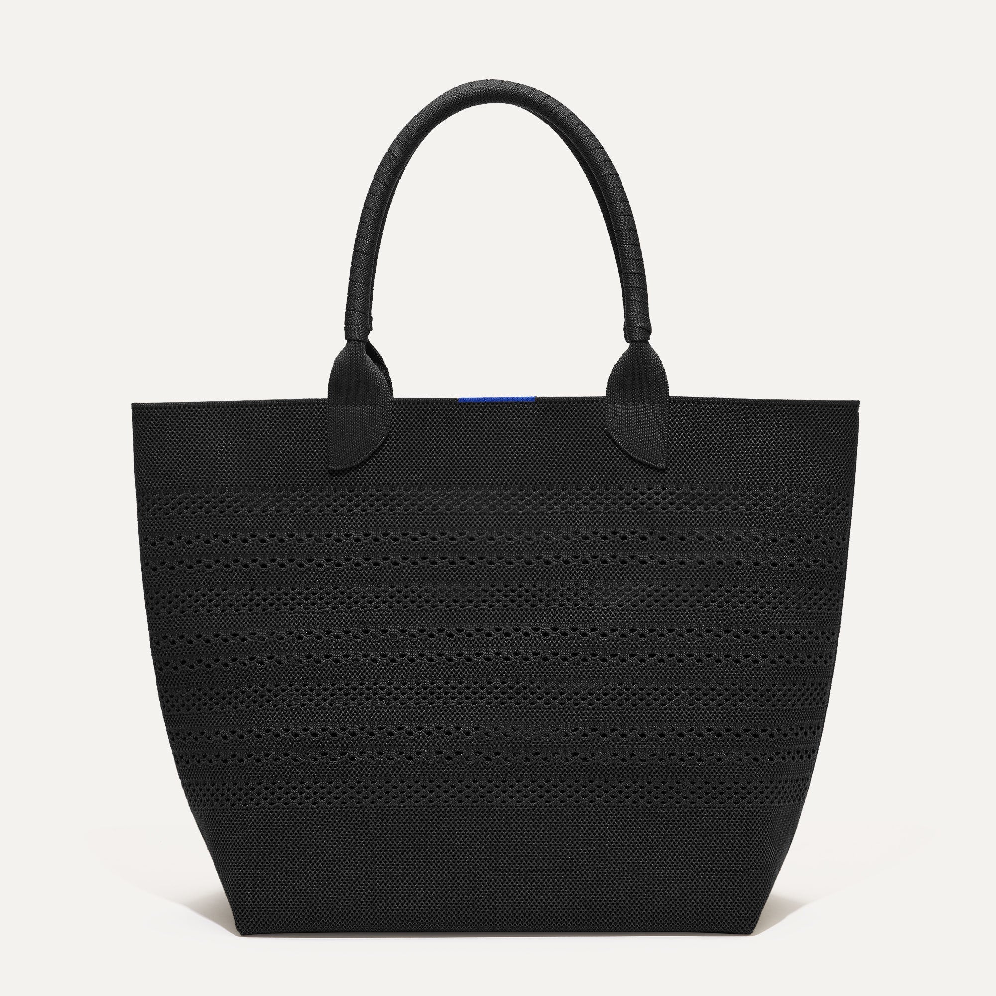 Lightweight Black Crochet Tote Bag - Stylish & Durable Handbag for Women, Perfect for Shopping, Beach, Work & Everyday Use