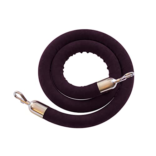 Purple Rope With Polished Stainless Steel Snap Ends