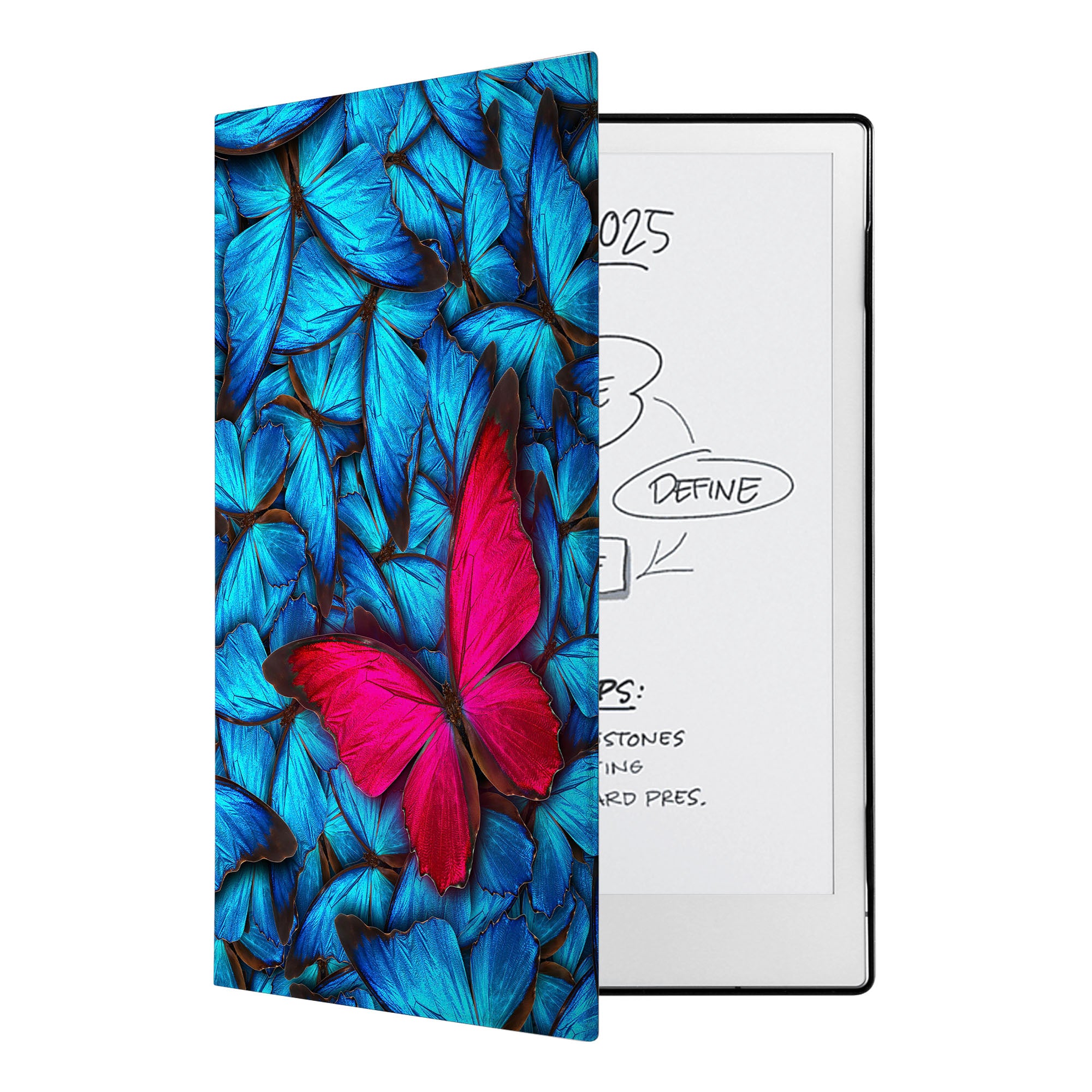 Premium reMarkable 2 Tablet Case with Magnetic Stylus Bundle - Butterfly Design | Protective Cover for reMarkable 2 E-Paper Tablet | Perfect for Work, School & Digital Note-Taking