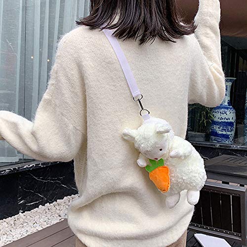 Cute Plush Mini Crossbody Bag for Women & Girls - Adorable Animal Shape Small Shoulder Purse, Doll Phone Bag for Daily Use, Parties & Gifts