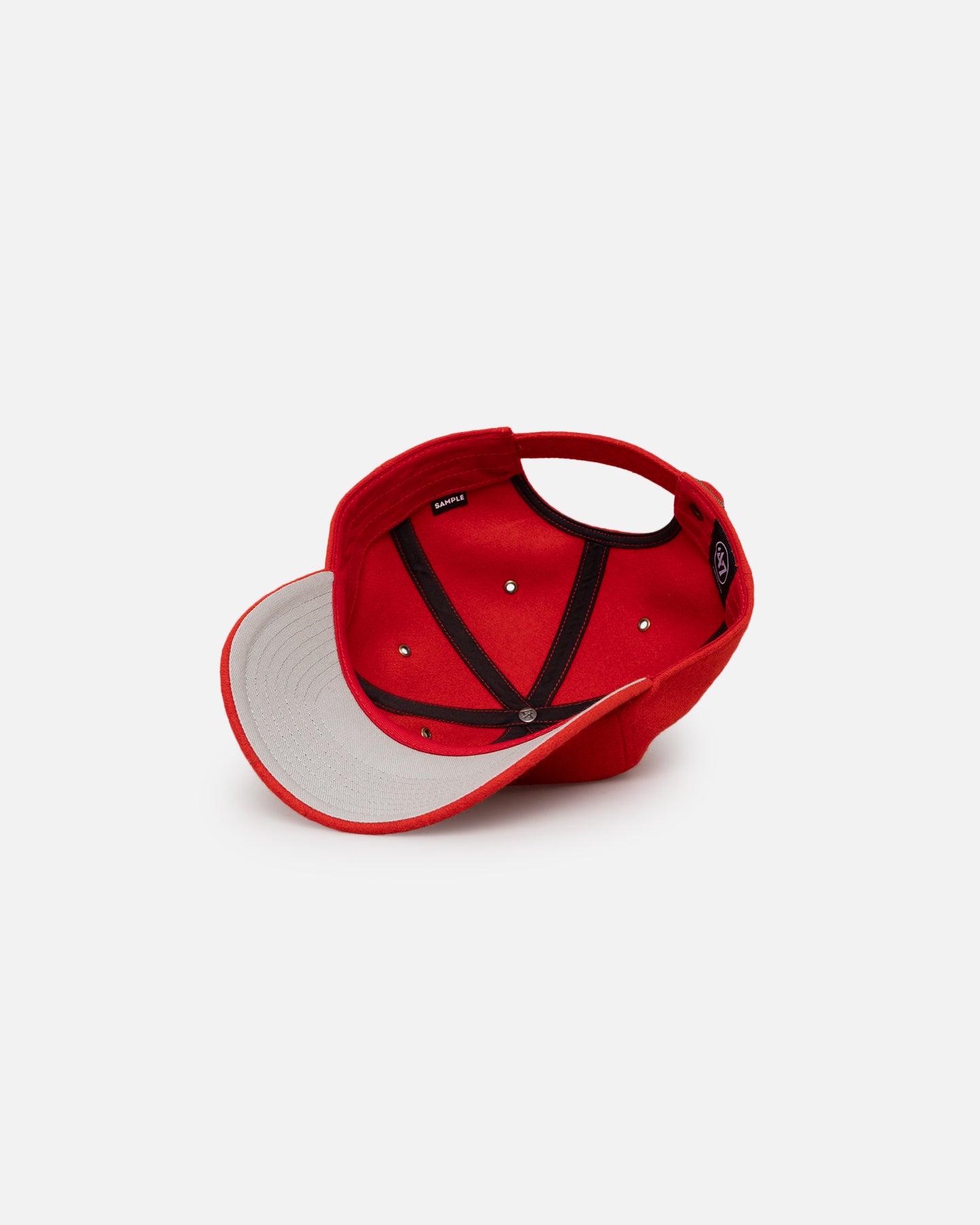 47 Brand Chicago Bulls Wooly Clean Up Strapback Red Hat - Adjustable Snapback for Men & Women - Perfect for Basketball Games, Sports Events and Streetwear Fashion