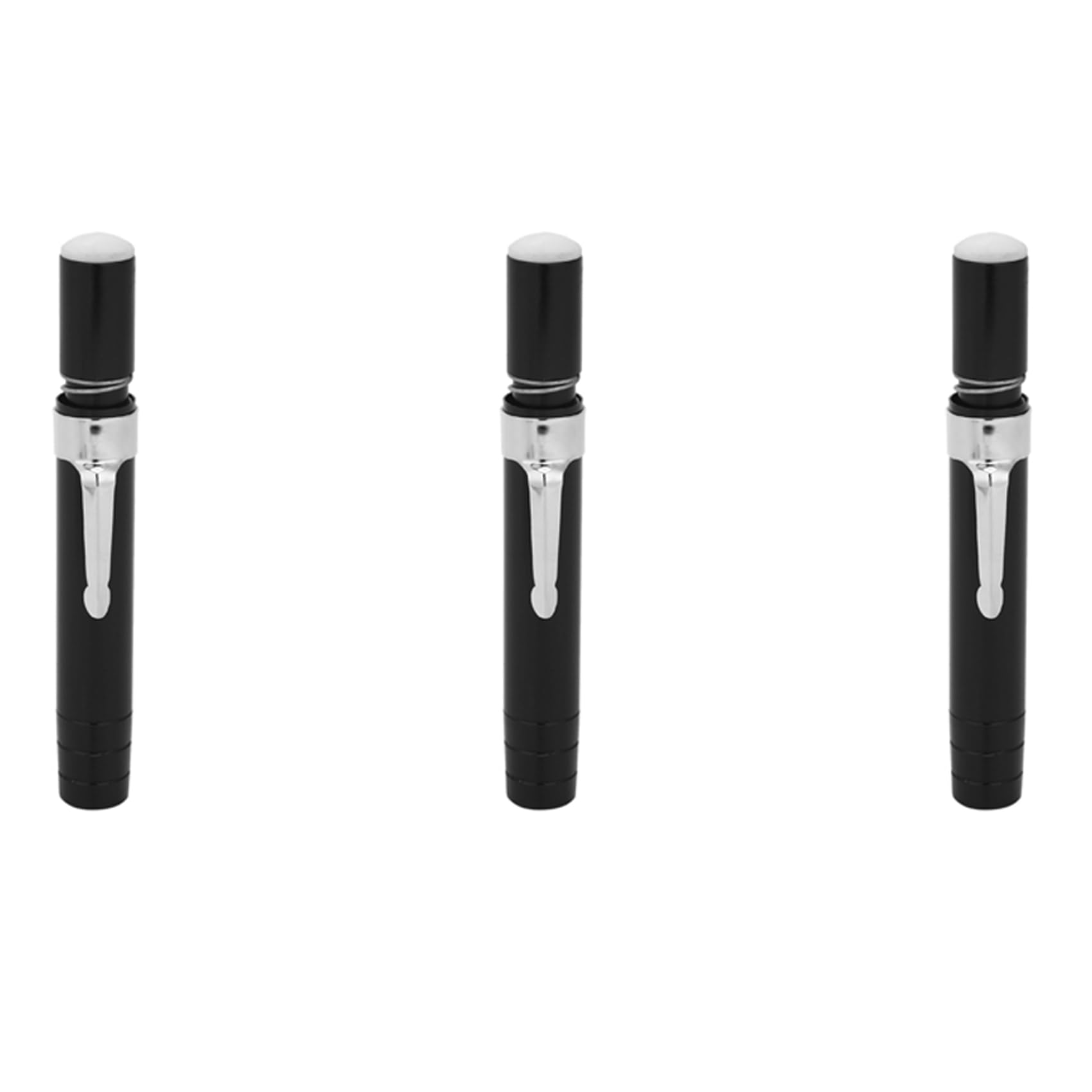 3 Pack Black Aluminum Alloy Chalk Holder - Durable Chalk Organizer for Rock Climbing, Gymnastics & Weightlifting (Perfect for Gym Bags & Sports Equipment)