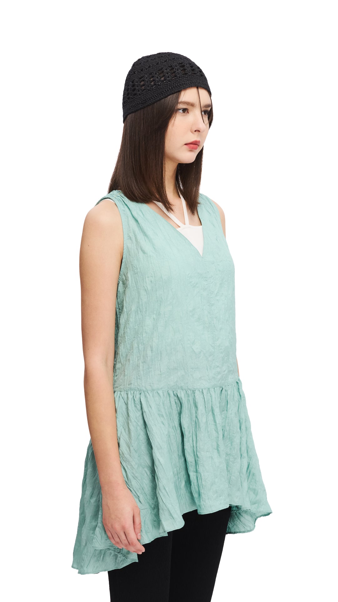 Stylish Fishtail Peplum Blouse for Women | Trendy Ruffle Hem Tunic Top | Perfect for Office, Date Night & Special Occasions