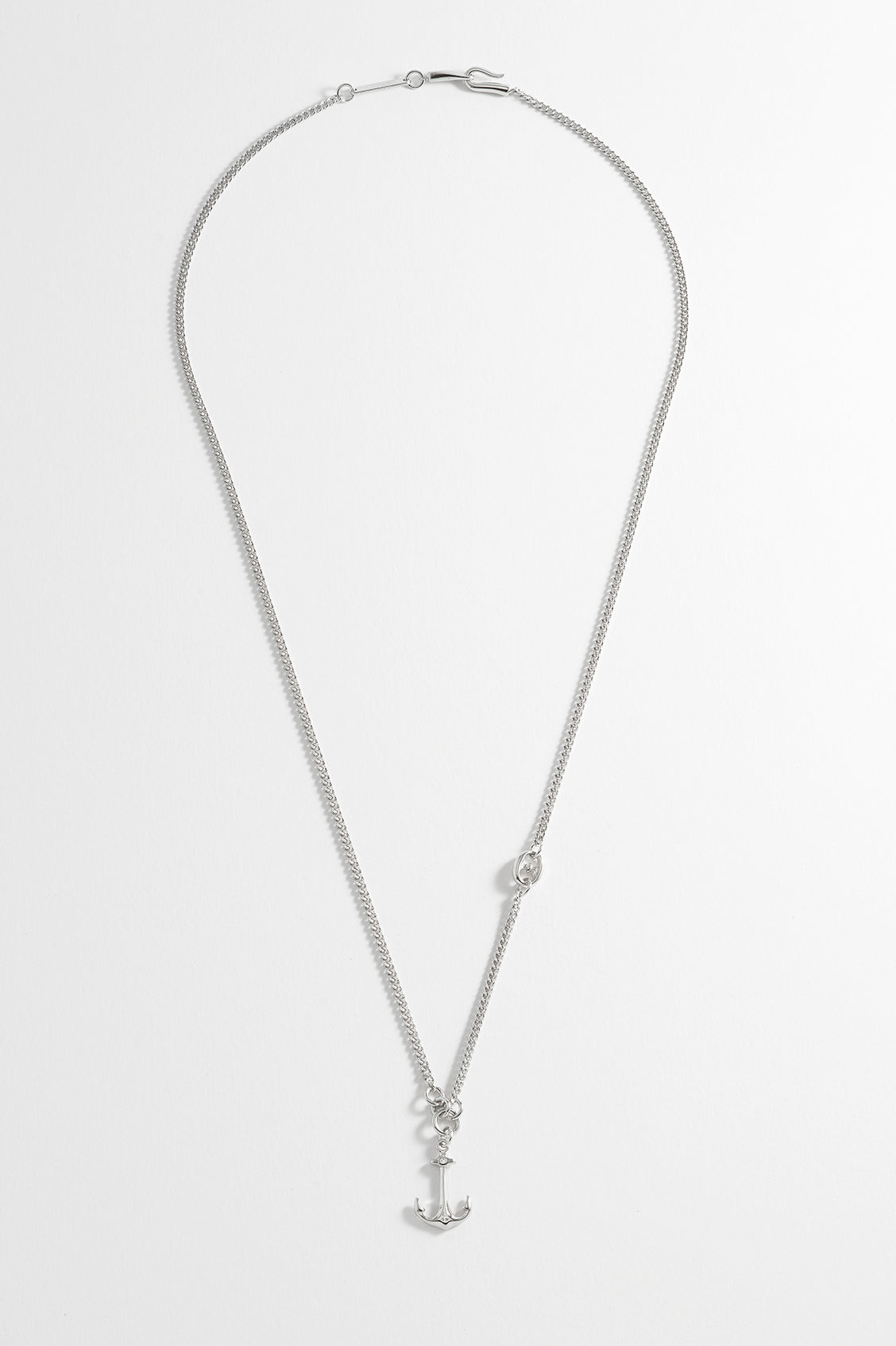 Men's Anchor Necklace Stainless Steel - Nautical Jewelry Gift for Him, Boat Lover, Sailor - Perfect for Casual Wear, Beach Outings & Marine-Themed Events