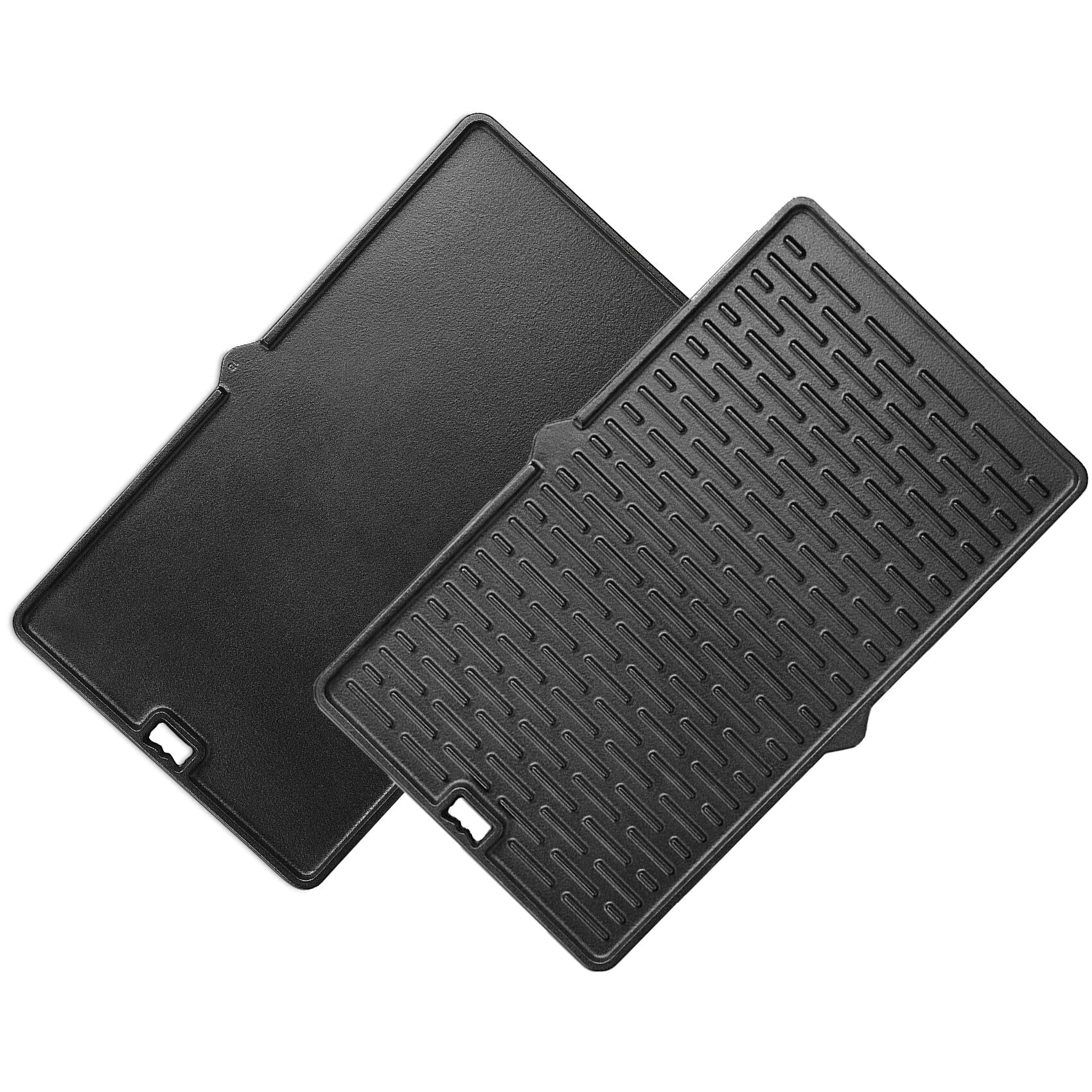 Weber Summit 400 600 Series Cast Iron Reversible Grill Griddle Pan Replacement Parts - Compatible with S-470, S-670, E-470, E-670, E-420, E-450, Summit Gold A/B/D, A6/B6/C4/D4/D6 Models - Perfect for Outdoor BBQ, Camping & Backyard Cooking