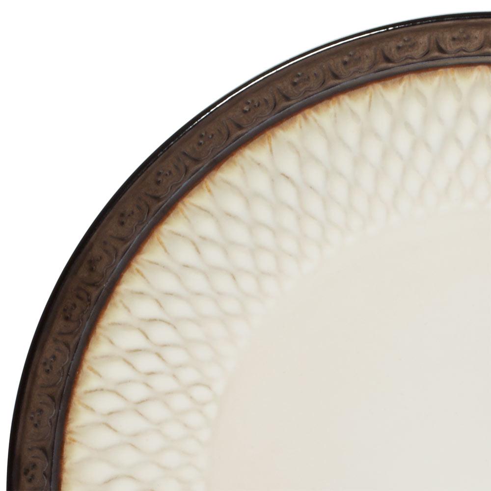Sorrento 16-Piece Dinnerware Set - Service for 4 People, Porcelain Dinner Plates, Bowls & Mugs - Elegant Tableware for Family Dinners, Parties & Restaurant Use