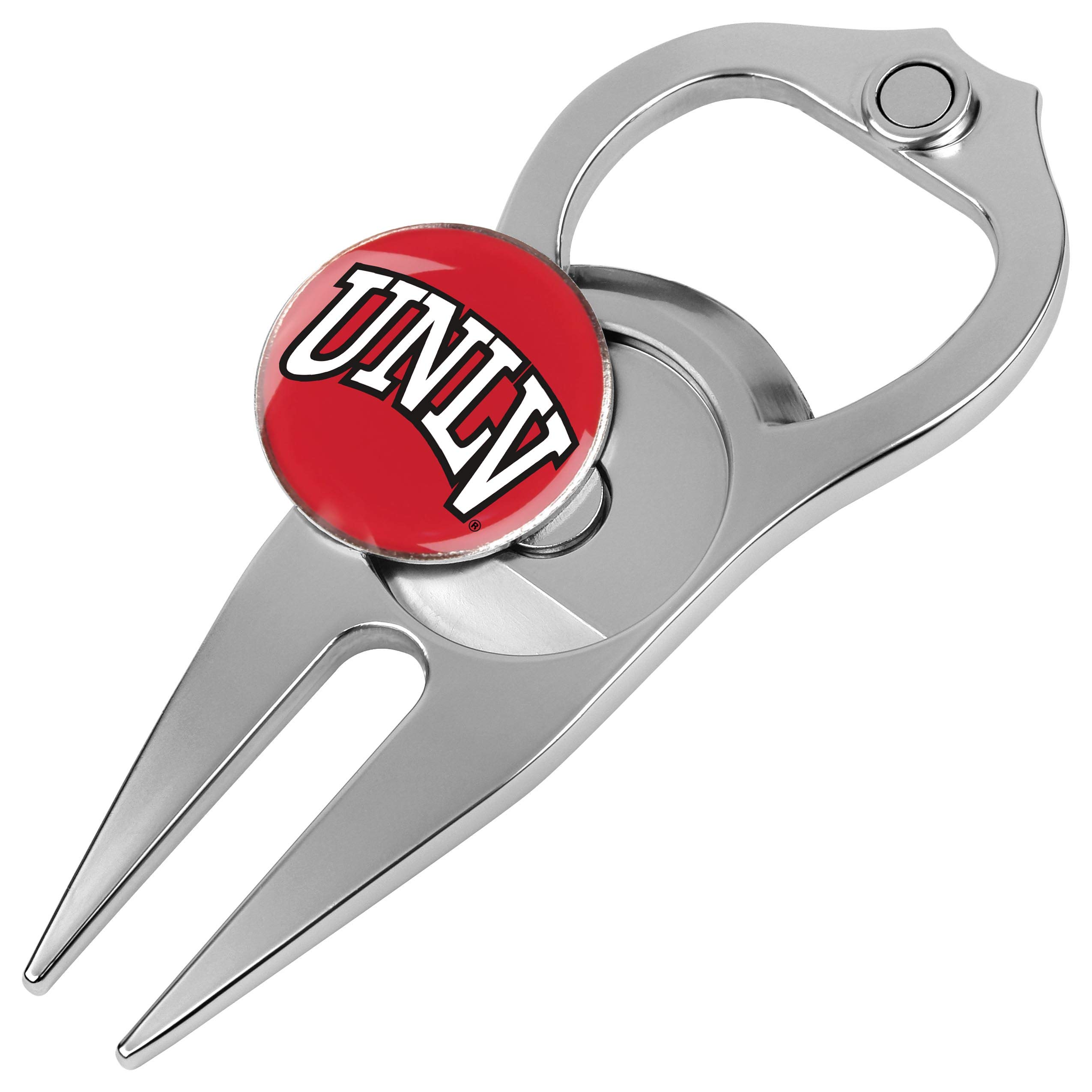LinksWalker NCAA Unisex Hat Trick Divot Tool - Golf Ball Marker & Repair Tool for Men & Women - Perfect for Golf Courses, Driving Range & Tournaments