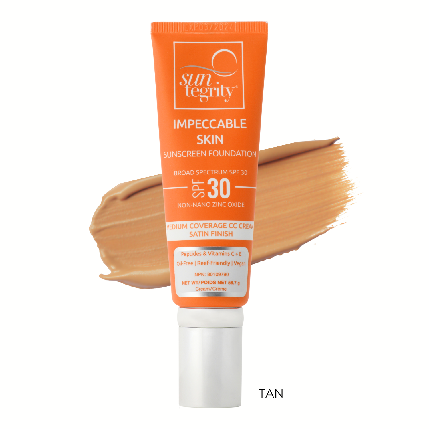 Impeccable Skin SPF 30 Sunscreen Lotion - Broad Spectrum UVA/UVB Protection, Lightweight & Non-Greasy Formula for Daily Face & Body Use | Perfect for Outdoor Activities, Beach & Everyday Sun Protection