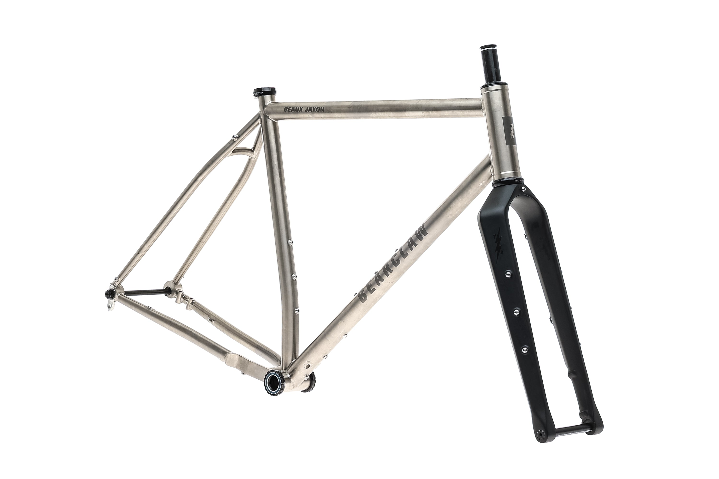 Bearclaw Beaux Jaxon 55.5cm Frameset 2020 - Premium Carbon Gravel Bike Frame for Adventure Riding & Bikepacking