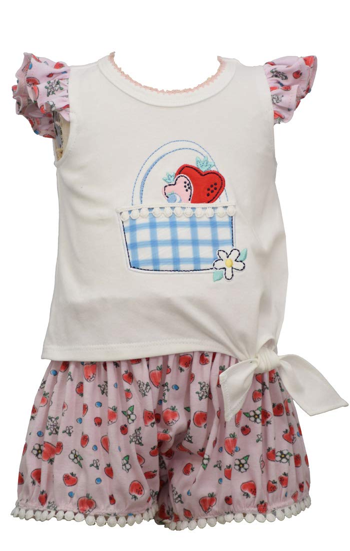 Bonnie Jean Girls' Shorts Set - Cute Summer Outfits for Baby, Toddler & Little Girls | Playtime, Beach & Casual Wear | Perfect for Outdoor Activities, Birthday Parties & Family Vacations | Great for Playdates, Park Visits, Daycare, Picnics, Backyard Fun & Poolside Adventures | Ideal for Summer Play, Beach Trips, and Family Outings | Playground, School, Travel & Everyday Wear
