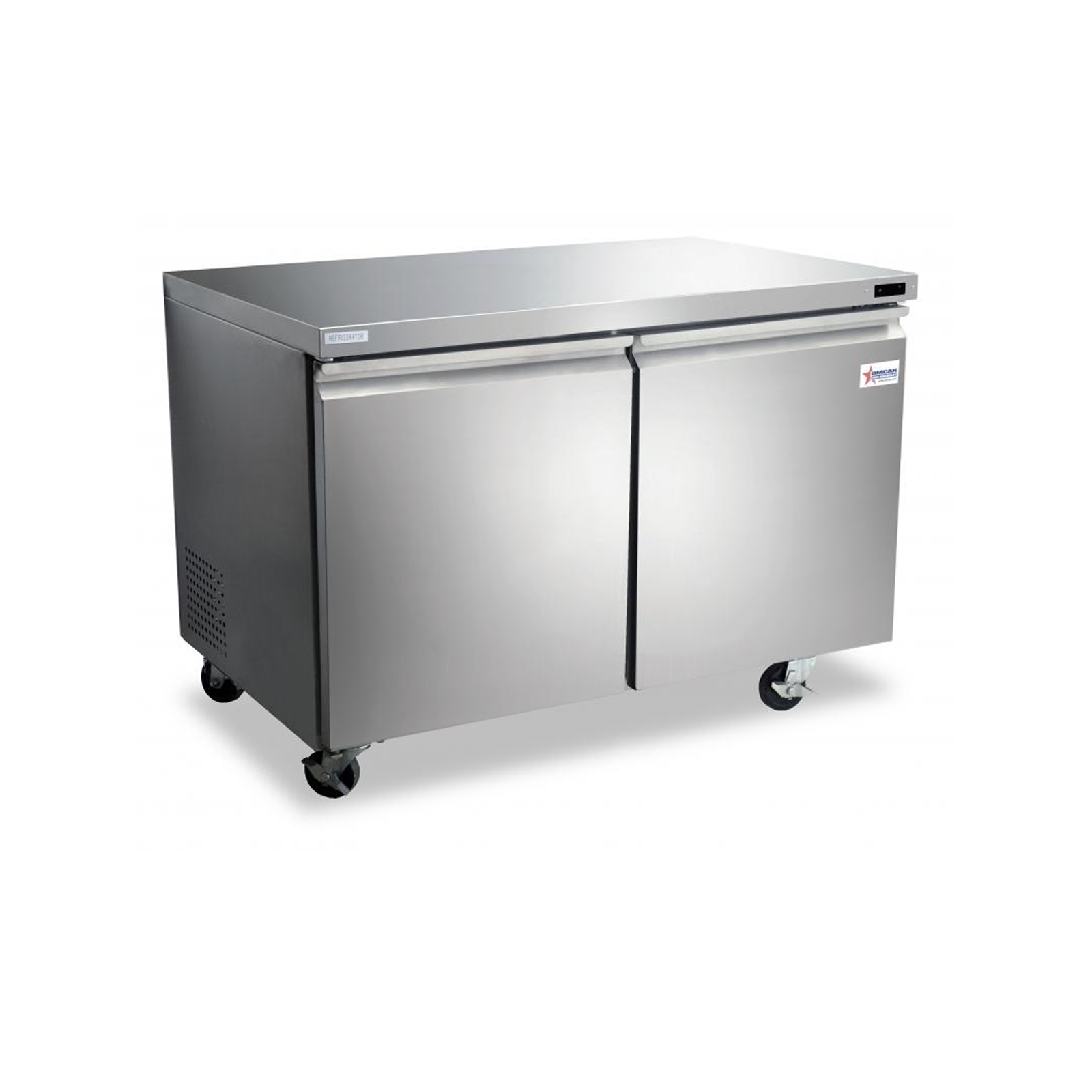 47 Inch Undercounter Refrigerator - 12 Cu.Ft. Compact Freezerless Fridge for Kitchen, Bar, Basement, or Office | Space Saving Appliance with Adjustable Shelves