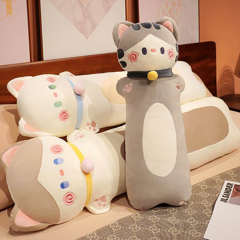 Extra Large Body Pillow Cat Plush Toy - Soft Hugging Pillow for Adults & Kids - Perfect for Cuddling, Sleeping, and Relaxing at Home or Travel