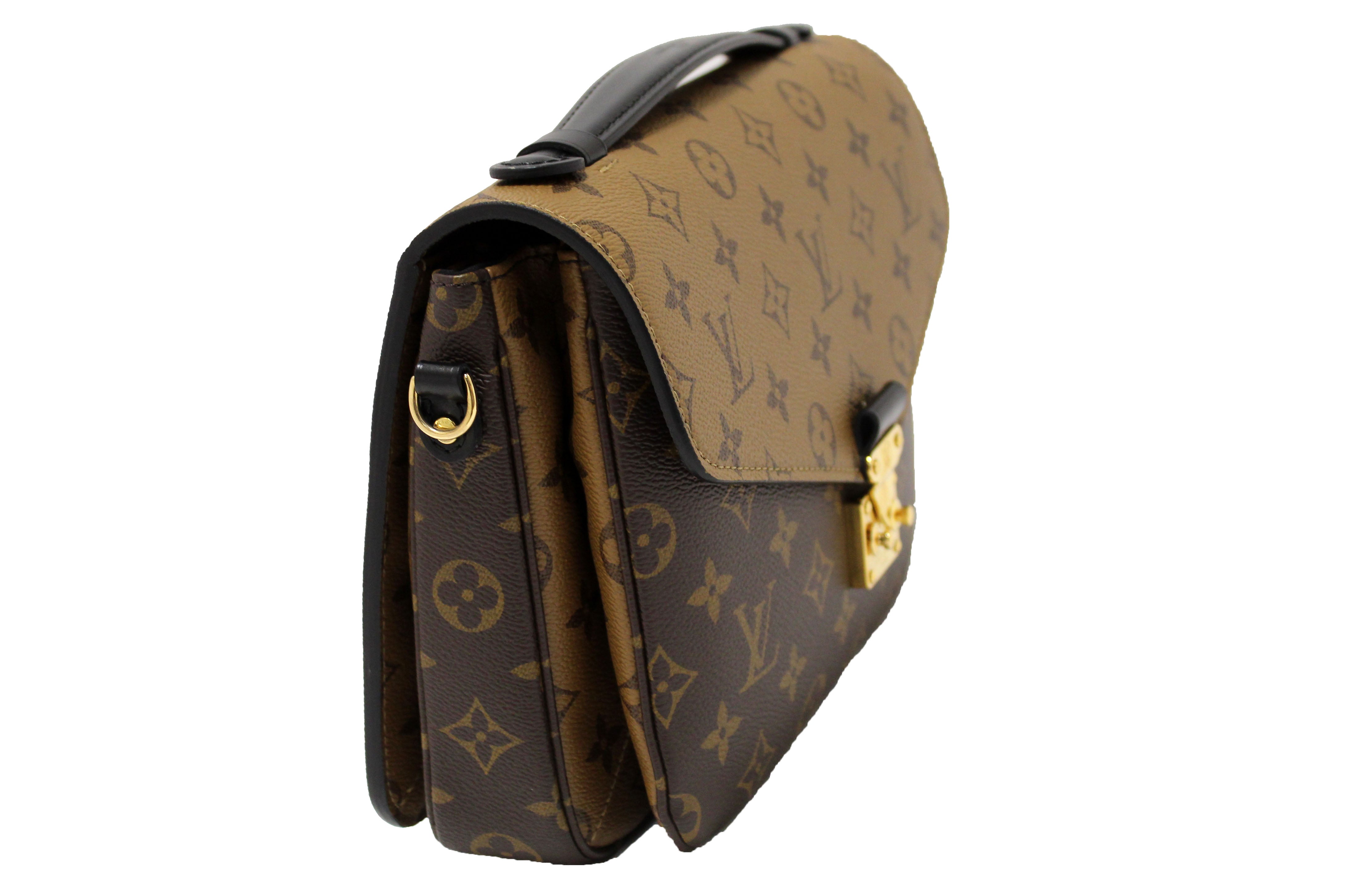 Authentic Louis Vuitton Monogram Reverse Pochette Métis Crossbody Bag - Luxury Designer Handbag for Women, Perfect for Work, Travel & Everyday Use