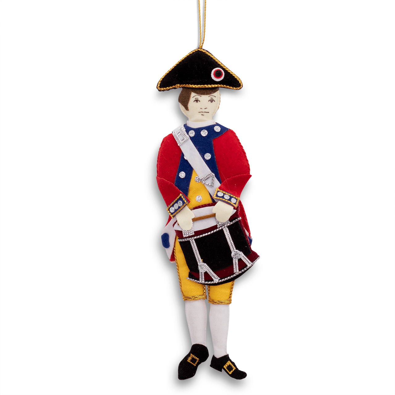 Premium Drummer Fabric Ornament - Handmade Musical Decor for Christmas Tree, Home & Office - Perfect Gift for Drummers & Music Lovers (Holiday Decor, Jazz Theme Party)