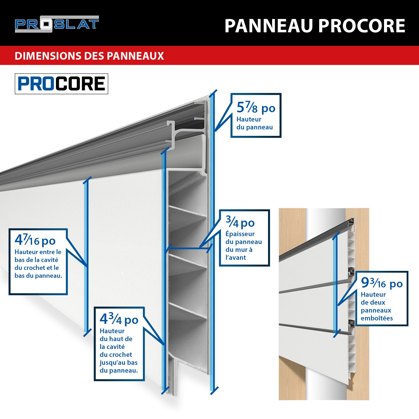 PROCORE Slatwall Sports Bundle - Wall Mounted Storage System for Sports Equipment - Perfect for Gyms, Garages, and Home Organization