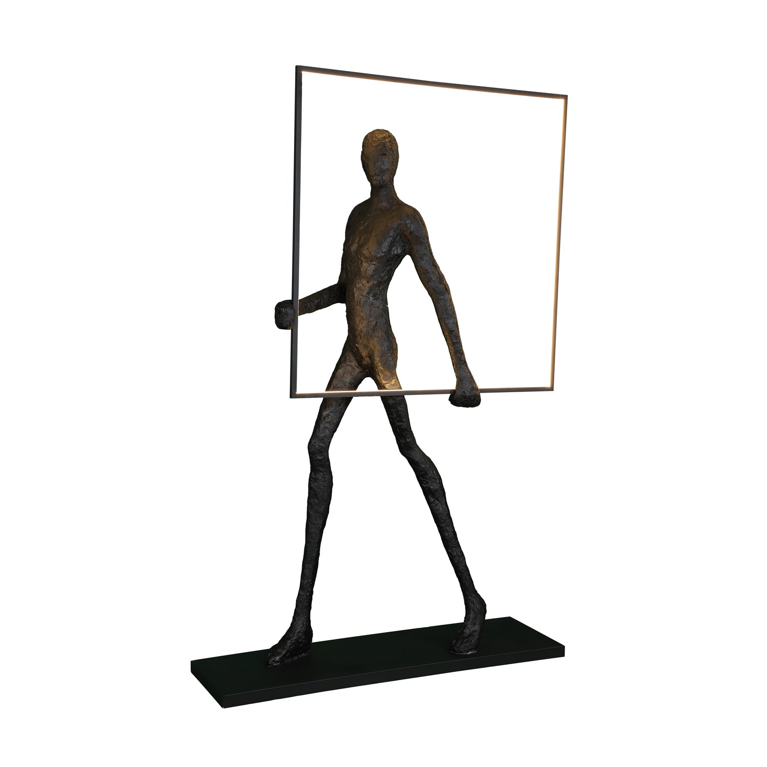 Modern Aeon Sculpture Floor Lamp - Elegant LED Standing Light for Living Room, Bedroom & Office - Dimmable Tall Light Fixture for Home Decor & Ambient Lighting