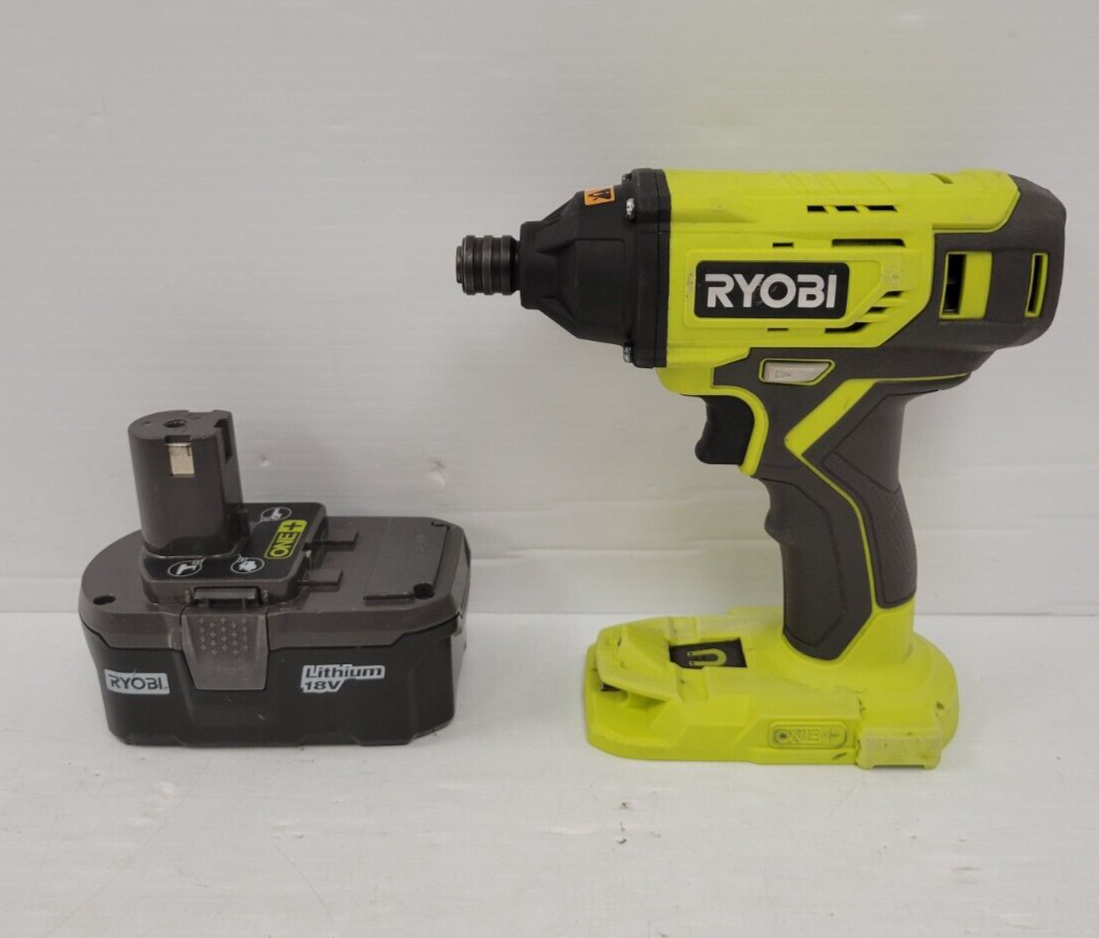 Ryobi P235A 18V Cordless Drill Driver - Powerful & Lightweight for DIY Projects, Home Repairs, and Construction Work