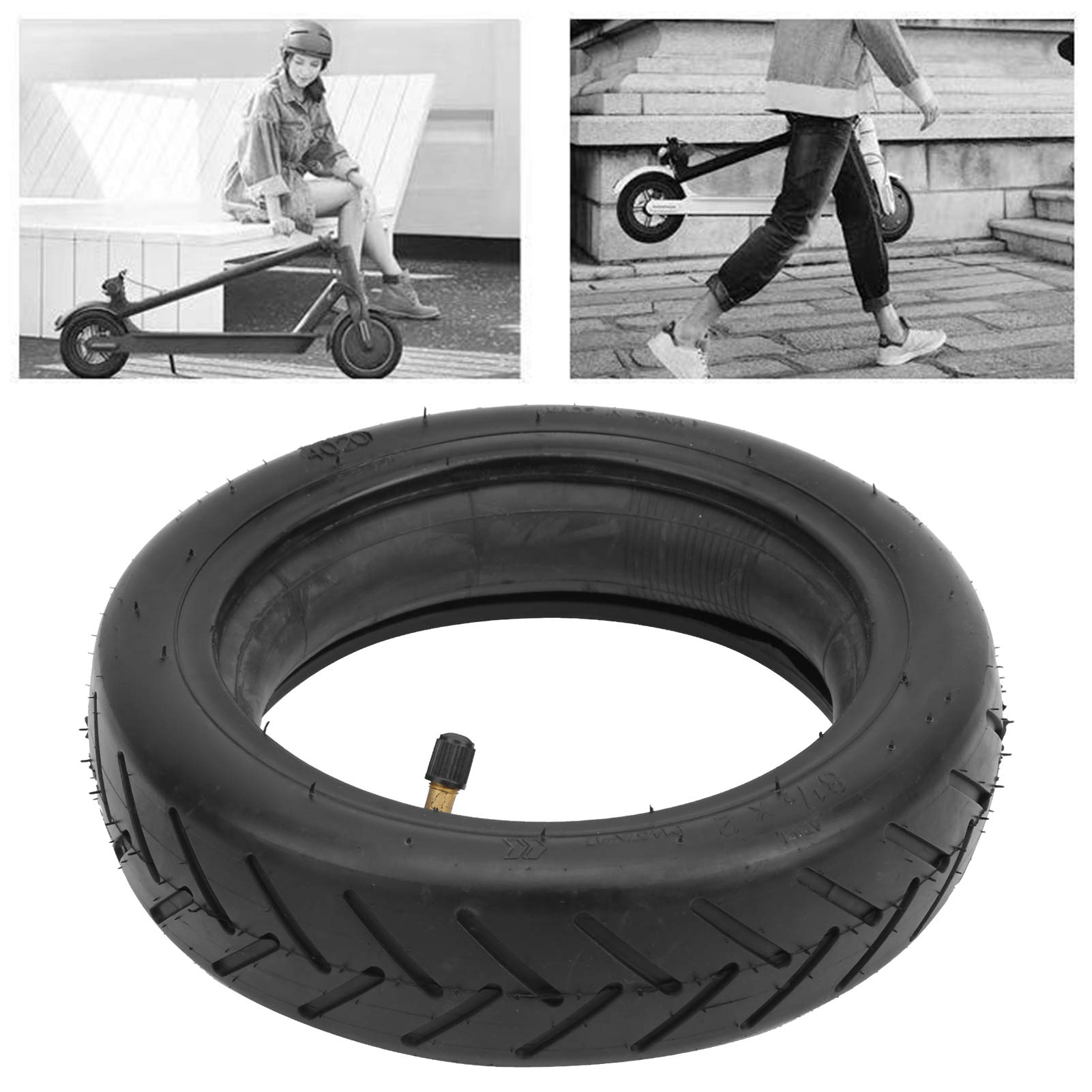 8.5 Inch Electric Scooter Tire Set - Durable Rubber Replacement Tires for Xiaomi M365/PRO E-Scooters - Perfect for Commuting & Urban Travel