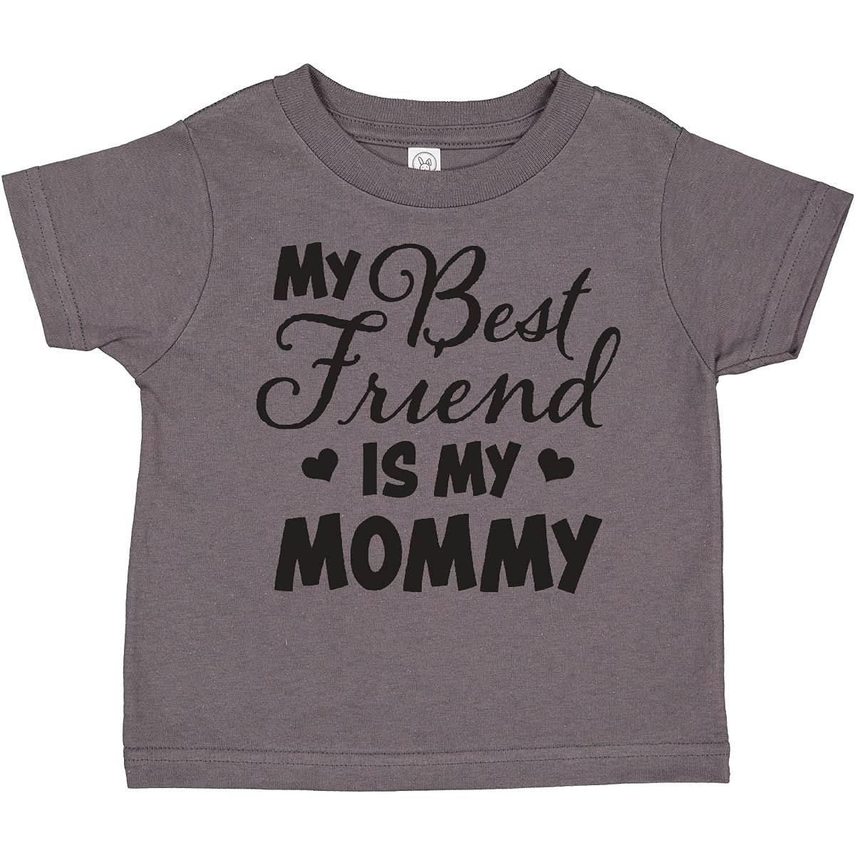 My Best Friend is My Mommy with Hearts Toddler T-Shirt - Perfect for Mother's Day, Family Photos, and Everyday Wear
