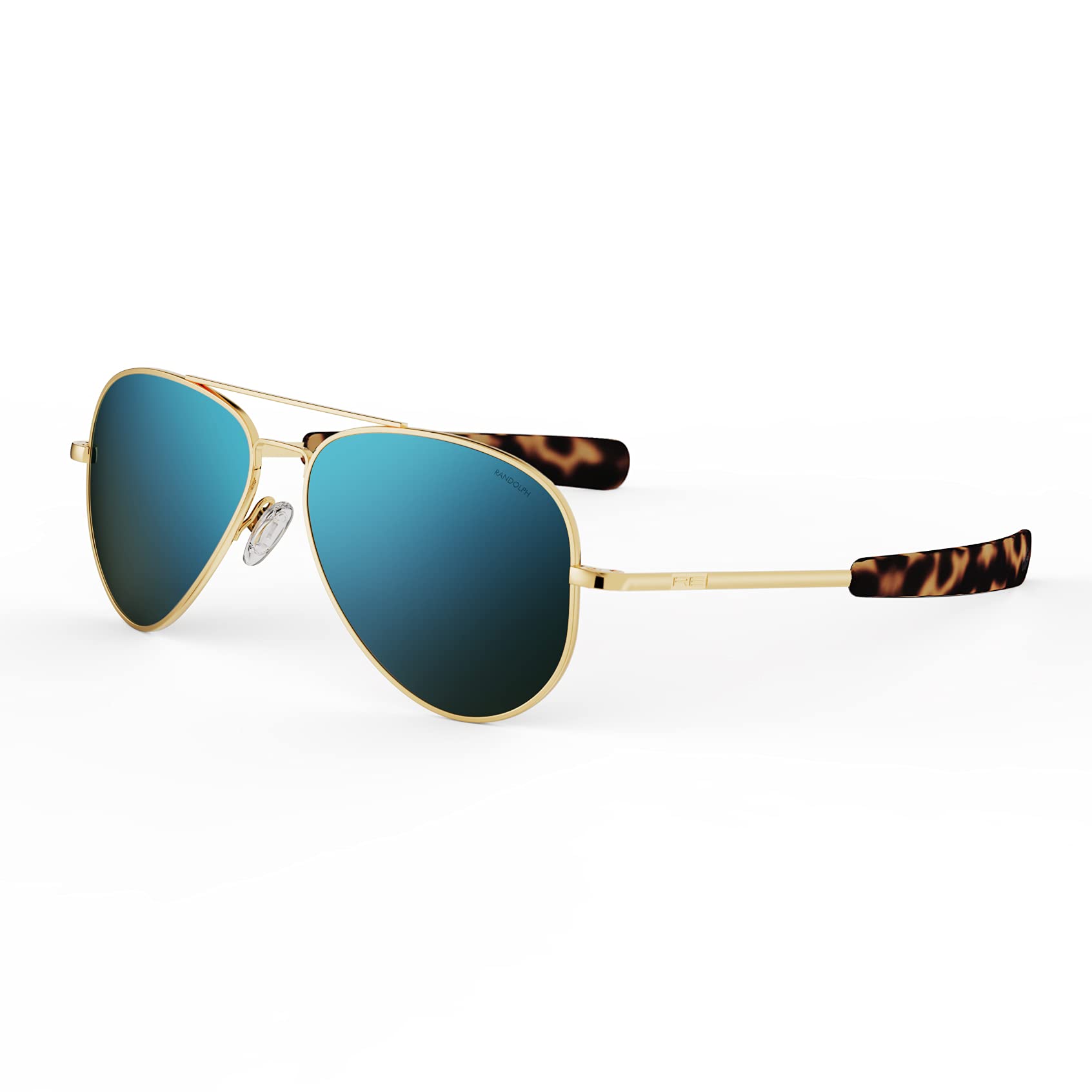 Randolph USA Concorde Classic Aviator Sunglasses for Men & Women - 100% UV Protection Polarized Lenses - Perfect for Driving, Outdoor Sports & Fashion Accessories