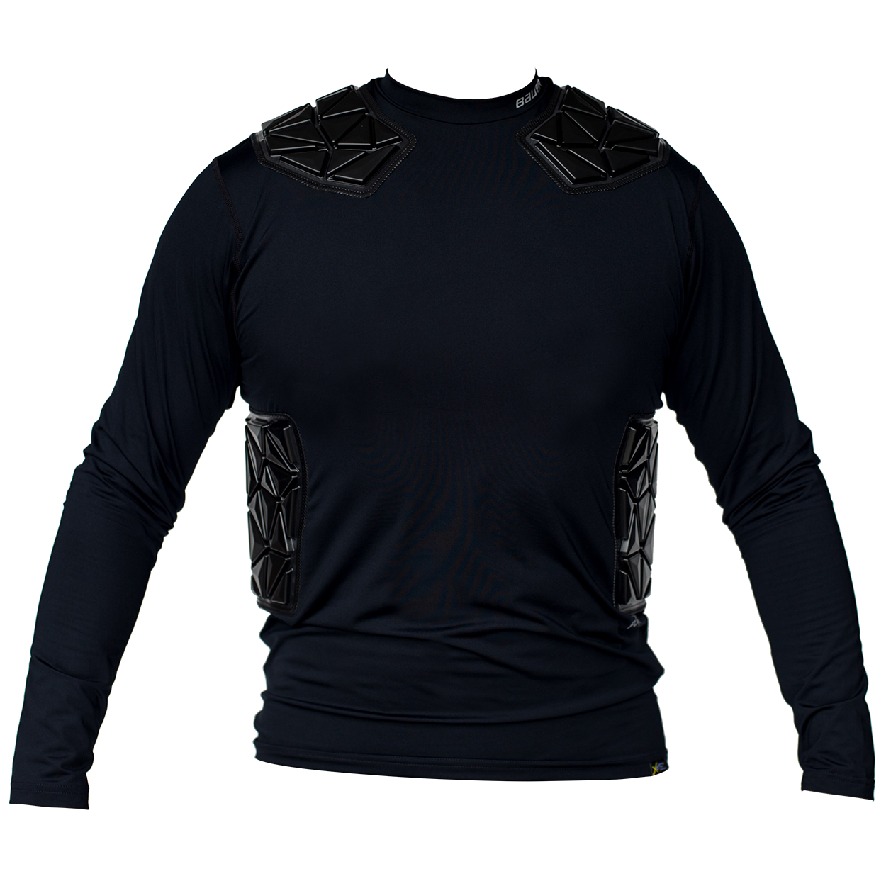 Bauer Elite Padded Goalie Long Sleeve Top for Youth Hockey - Protective Goaltender Shirt for Ice Hockey Practice & Games
