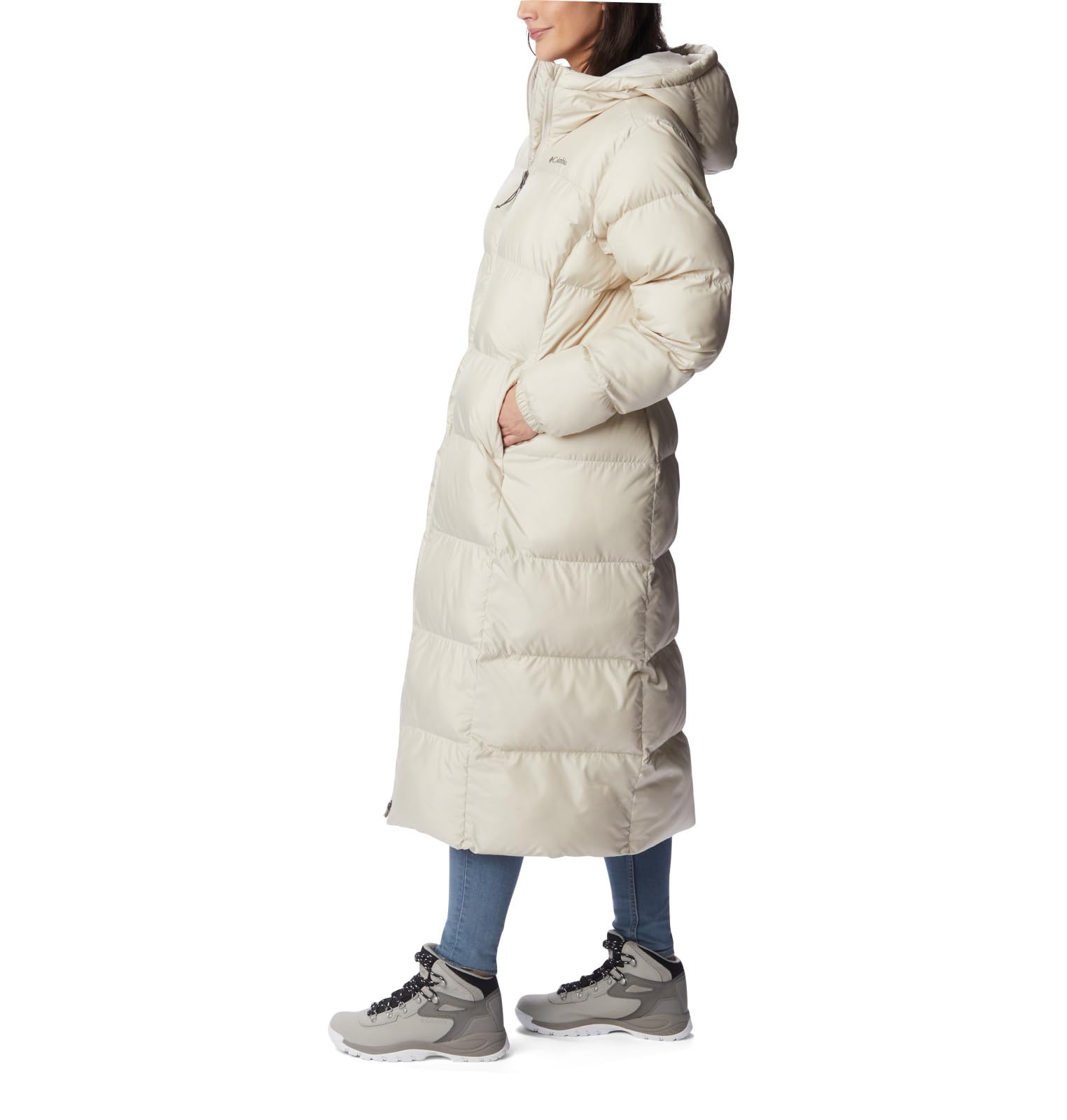 Columbia Women's Puffect Long Jacket - Waterproof Winter Coat with Omni-Heat, Lightweight Warm Puffer Jacket for Cold Weather, Hiking & Outdoor Activities