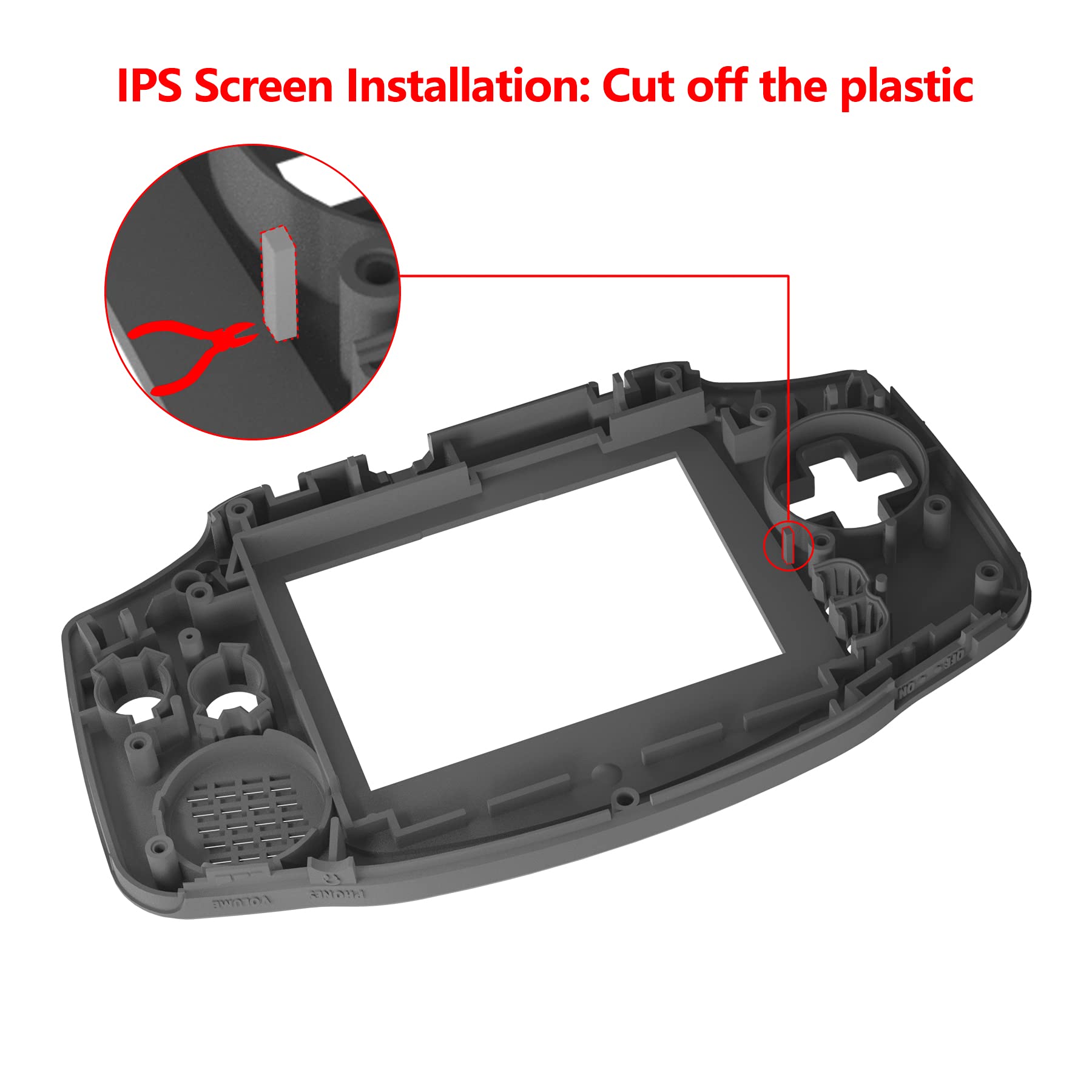 eXtremeRate Clear Atomic Purple Replacement Shell Full Housing Cover with Buttons for Gameboy Advance GBA - Compatible with IPS & Standard LCD Screens - DIY Upgrade Kit for GBA Console (Console & IPS Screen Not Included) - Perfect for Game Boy Advance Modding, Retro Gaming & Custom Builds