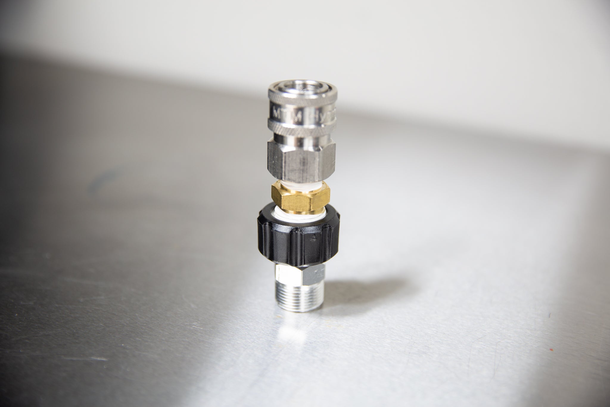 Aluminum M22 15mm to 14mm Water Hose Adapter Fitting - Perfect for Garden Irrigation, Car Washing & Outdoor Cleaning