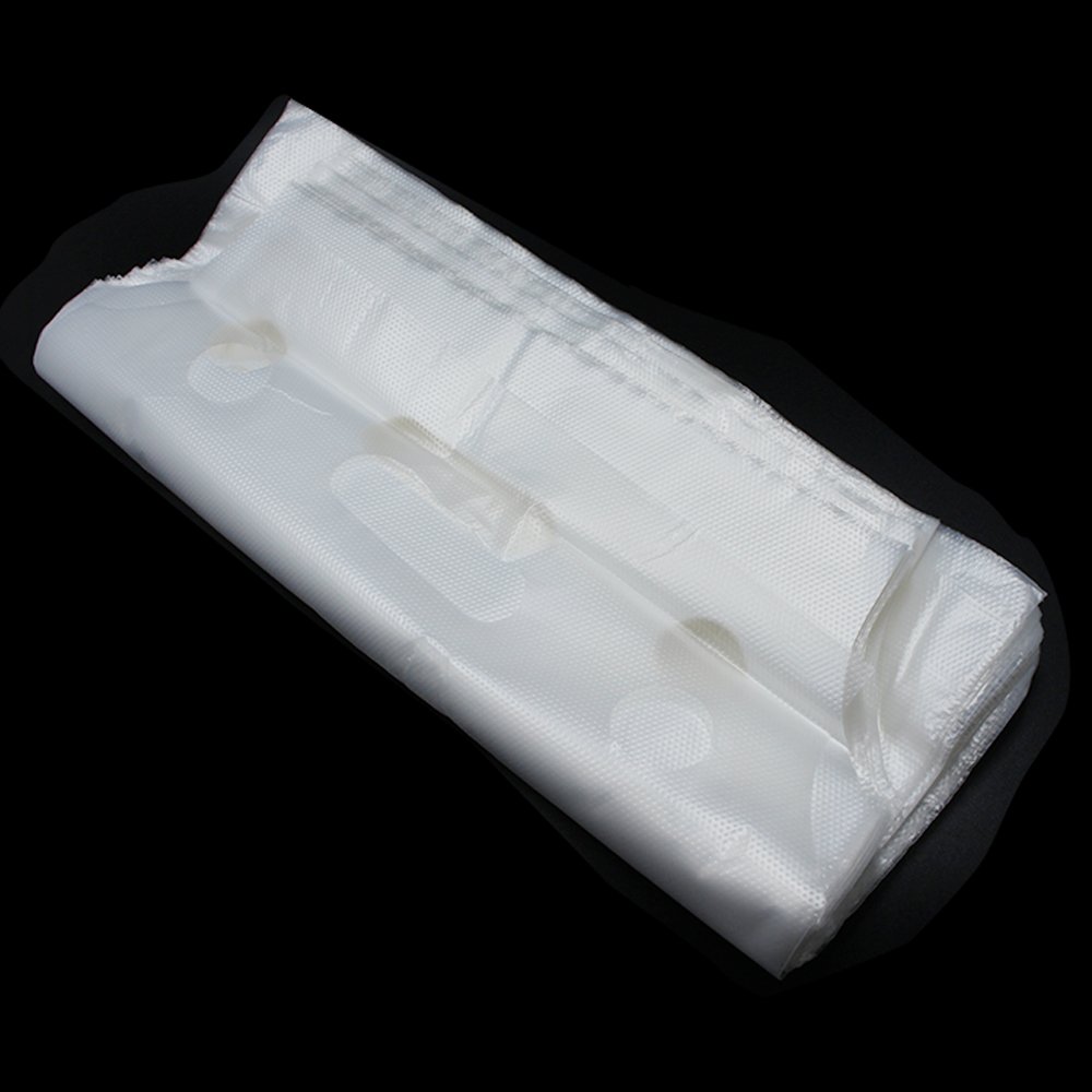 FERENLI 500PCS Clear Plastic Drink Bags with Handle - 12.2x11 Inch Reusable Beverage Pouches for Milk, Juice & Water - Hanging Hole for Easy Storage - Perfect for Restaurants, Cafes, Food Trucks & Party Catering