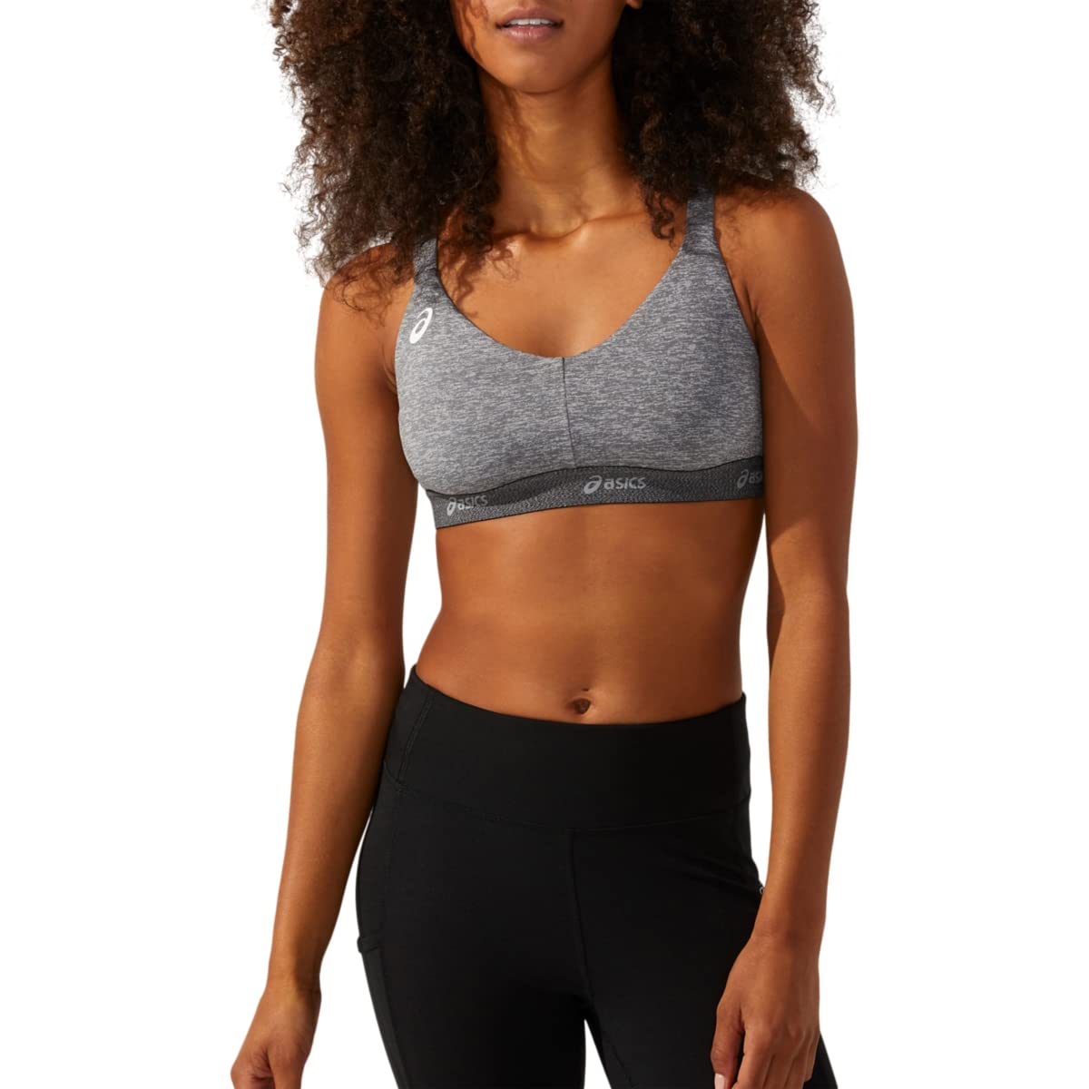 ASICS Women's Team Band Bra - High Support Sports Bra for Running, Yoga & Gym Workouts - Breathable Comfort for Active Lifestyles