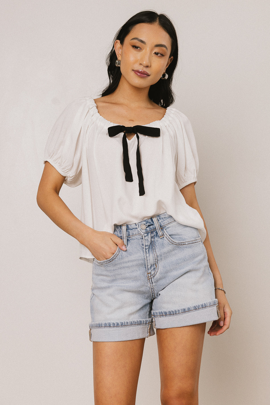 Alani Sheer Blouse Women's Fashion Top - Elegant & Breathable for Office, Party & Summer Outfits