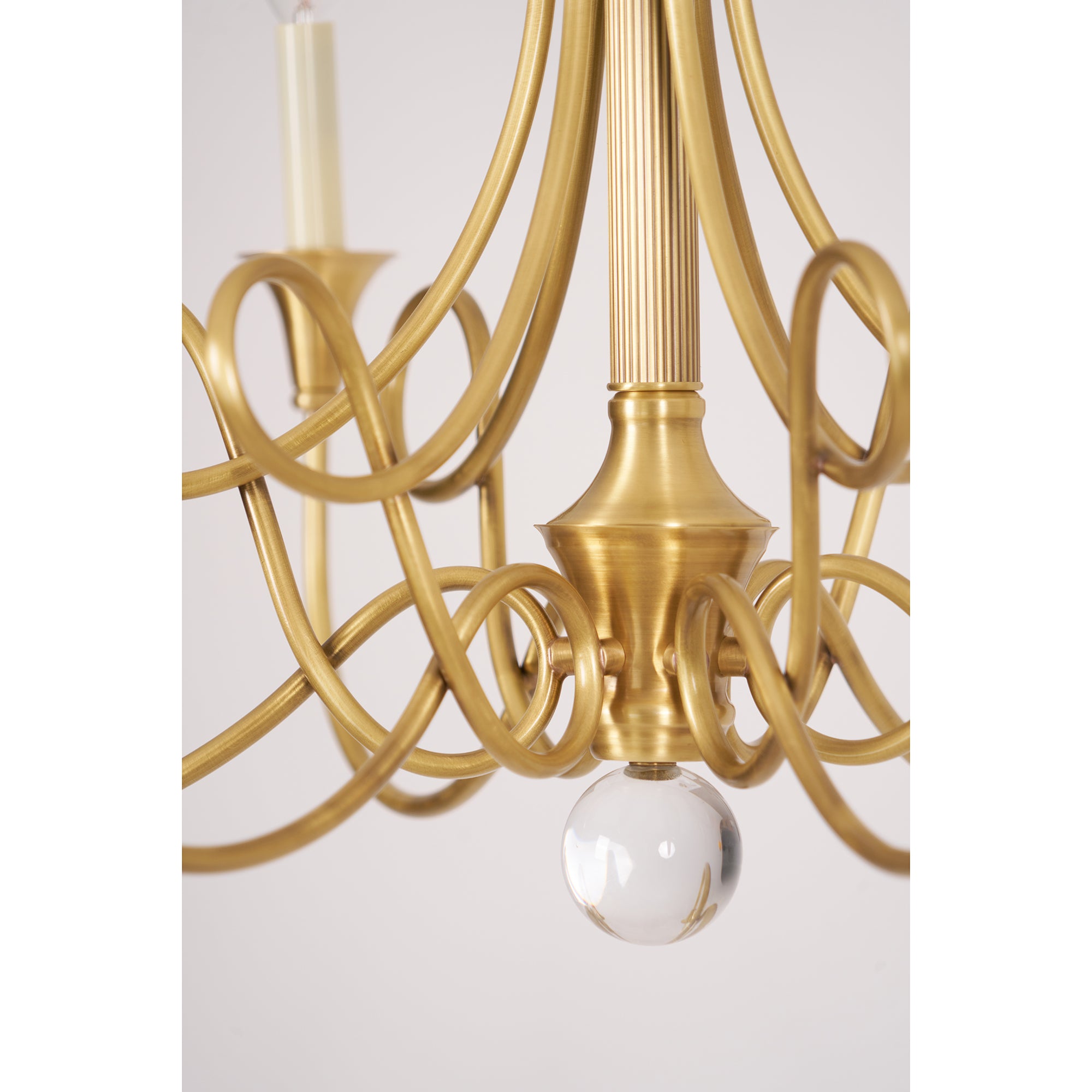 Elegant Double Twist Crystal Chandelier - Modern Ceiling Light Fixture for Dining Room, Bedroom & Living Room Decor | Perfect for Home, Wedding & Event Lighting