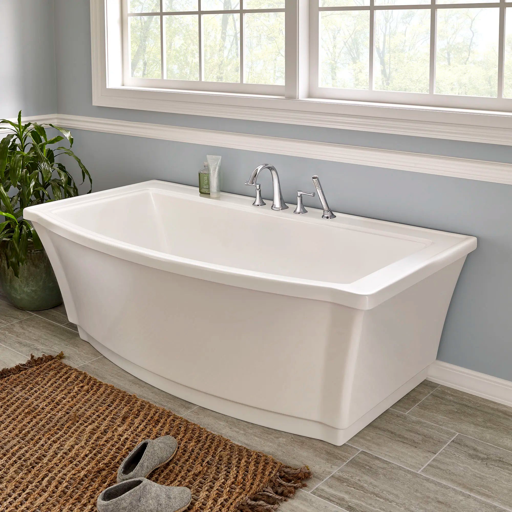 Premium Matte Black Estate Bathtub Faucet with Hand Shower - Compatible with Flash® Rough-In Valve - Lever Handle Design for Modern Bathrooms - Perfect for Spa-Like Relaxation and Daily Bathing