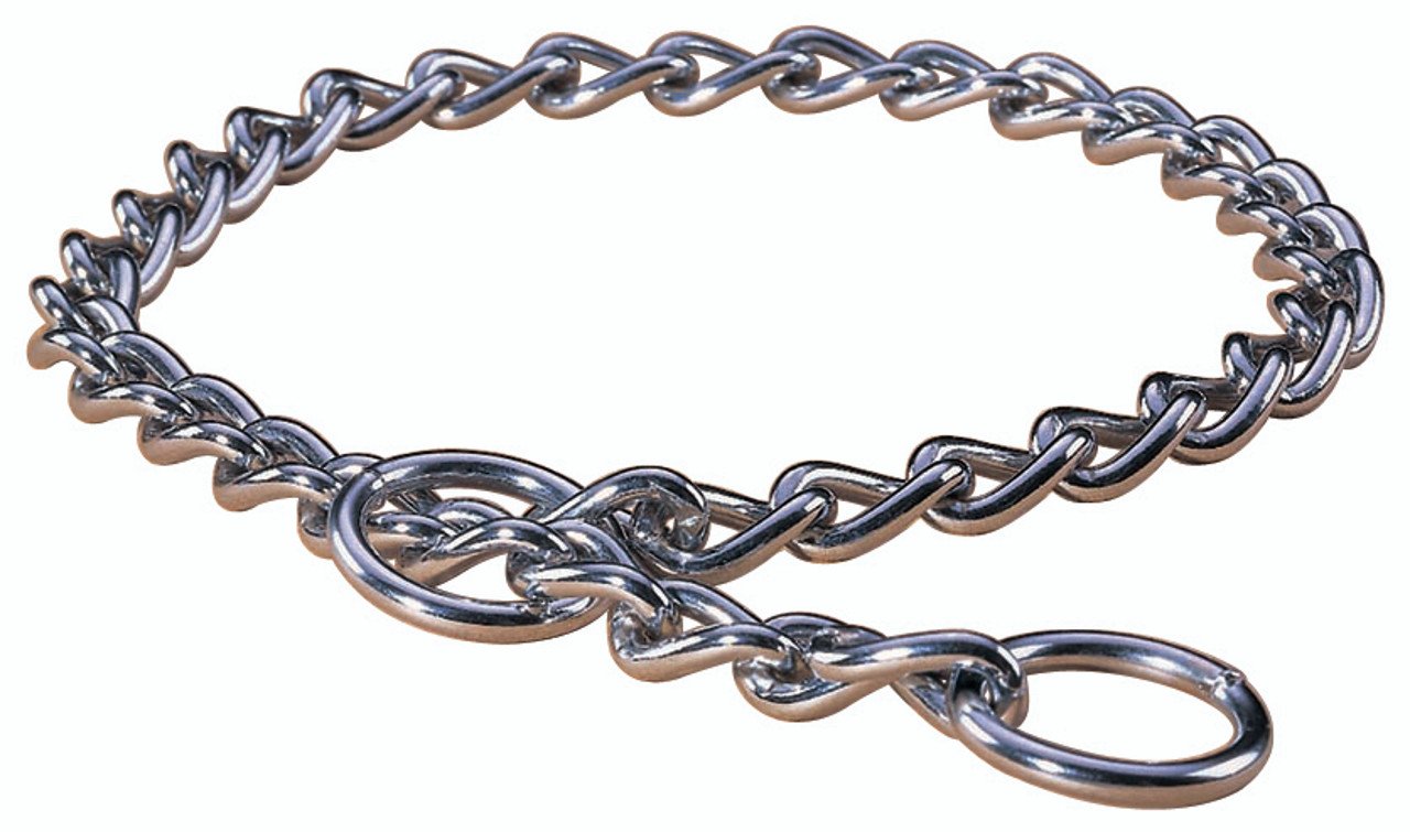 Hamilton Heavy Choke Chain Dog Collar - 28 Inch Stainless Steel Training Collar for Large Dogs | Perfect for Obedience Training, Walking & Behavior Correction