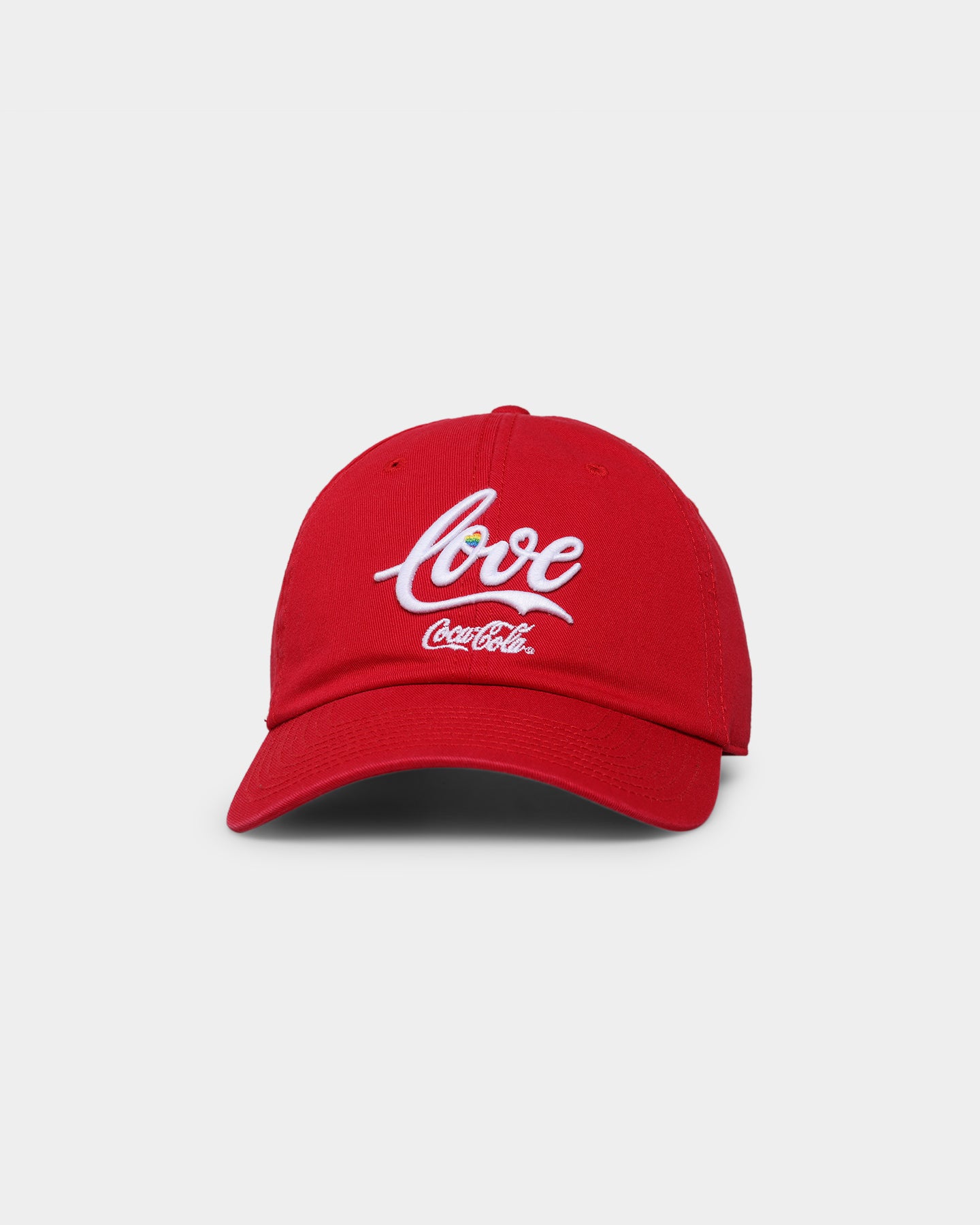 American Needle Coca Cola Love Ballpark Strapback Red Hat - Vintage Baseball Cap for Men & Women - Perfect for Sports, Casual Wear, and Collectors