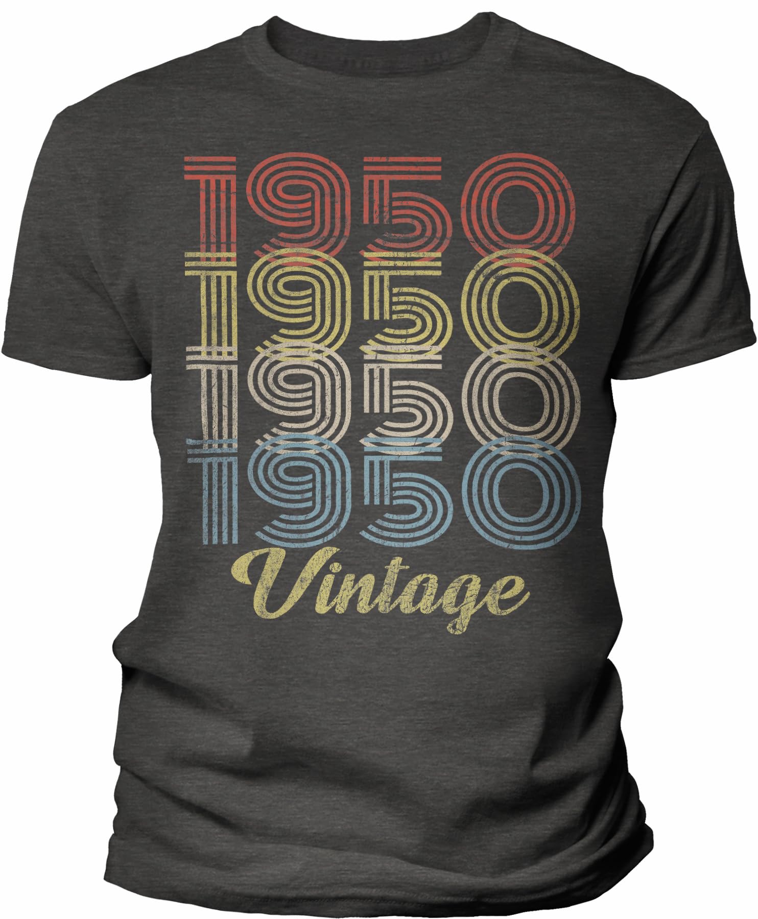 Vintage 1950 Retro Style 75th Birthday T-Shirt for Men - Perfect 75th Birthday Gift Idea - Great for Parties, Celebrations & Special Occasions