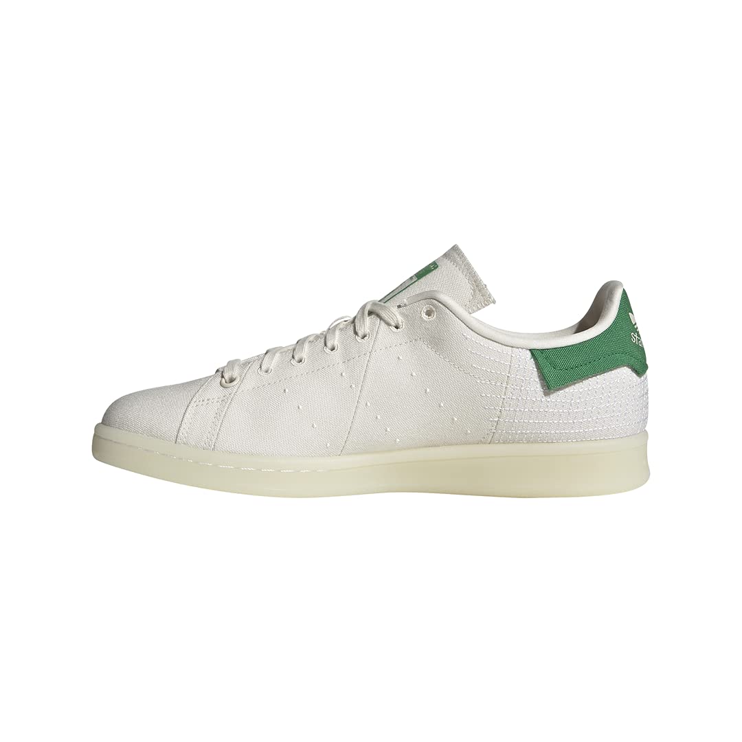 adidas Originals Men's Stan Smith Sustainable Sneakers - White Vegan Leather Tennis Shoes for Men | Eco-Friendly Casual Wear & Gym Workout Shoes